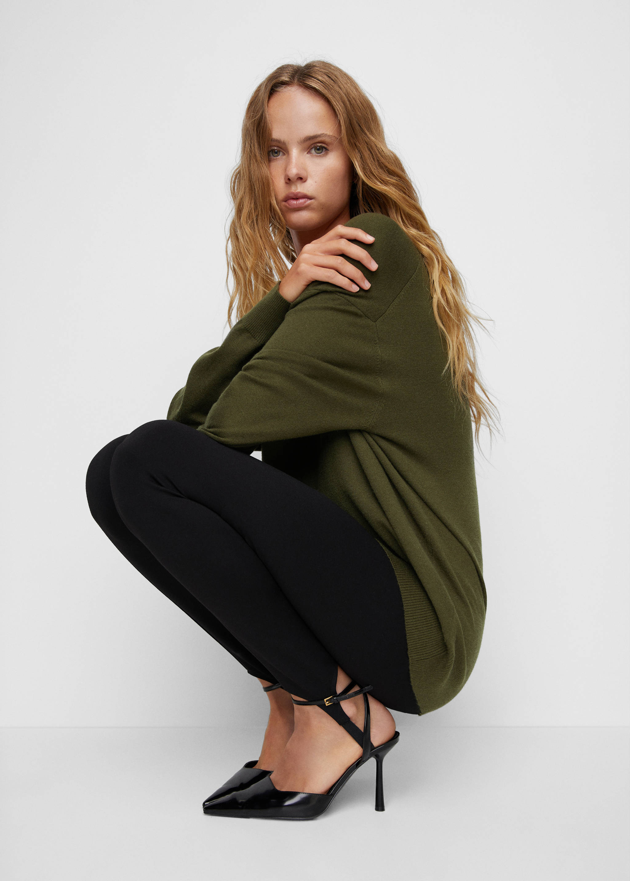 Pull-over maille fine col V - Détail de l'article 6