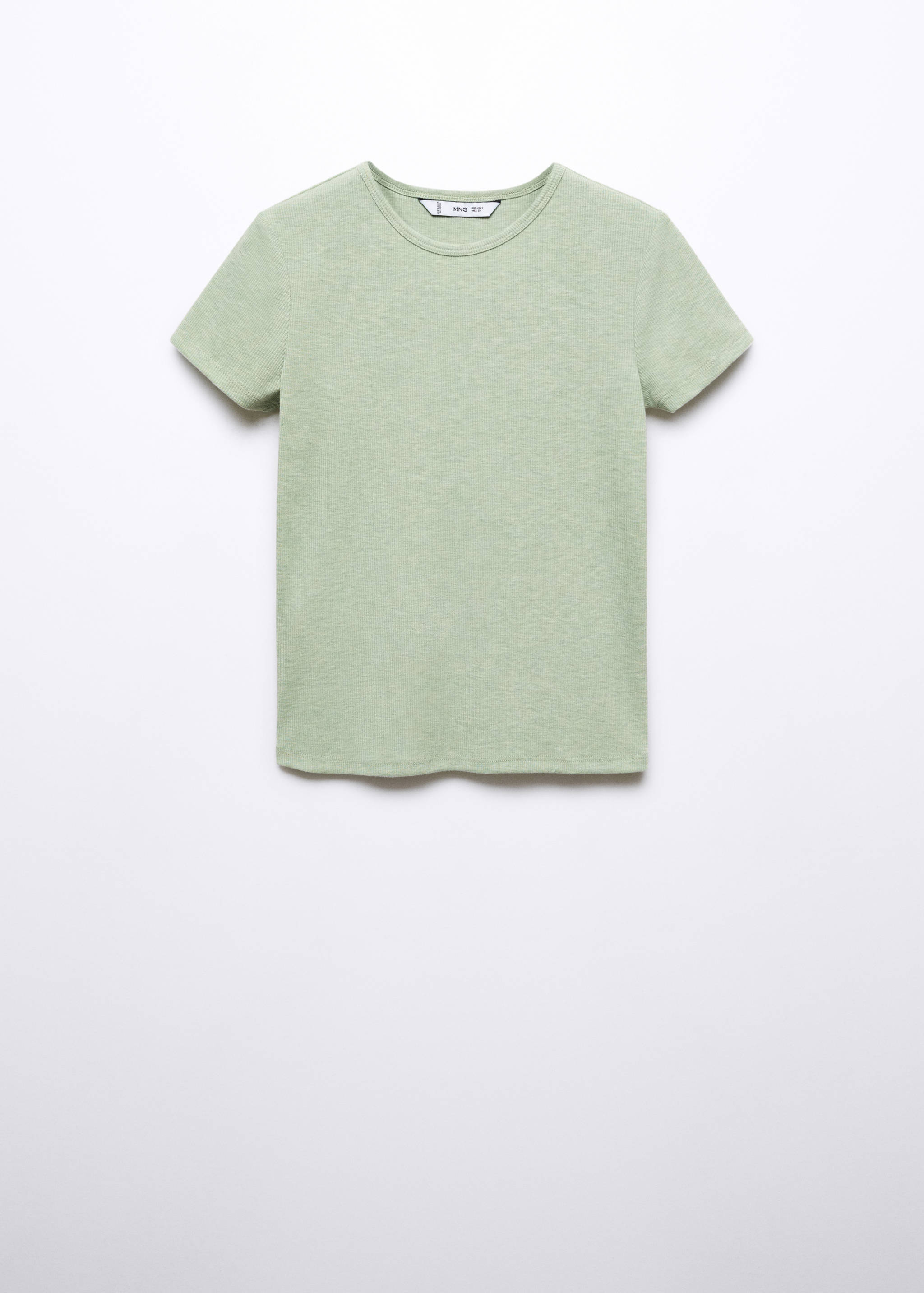 Camiseta manga corta canalé - Artículo sin modelo