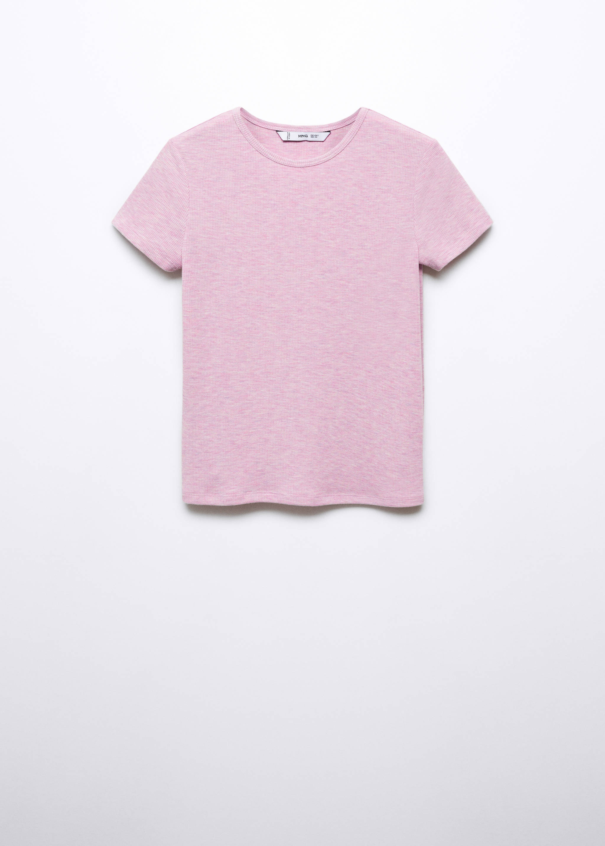 Camiseta manga corta canalé - Artículo sin modelo