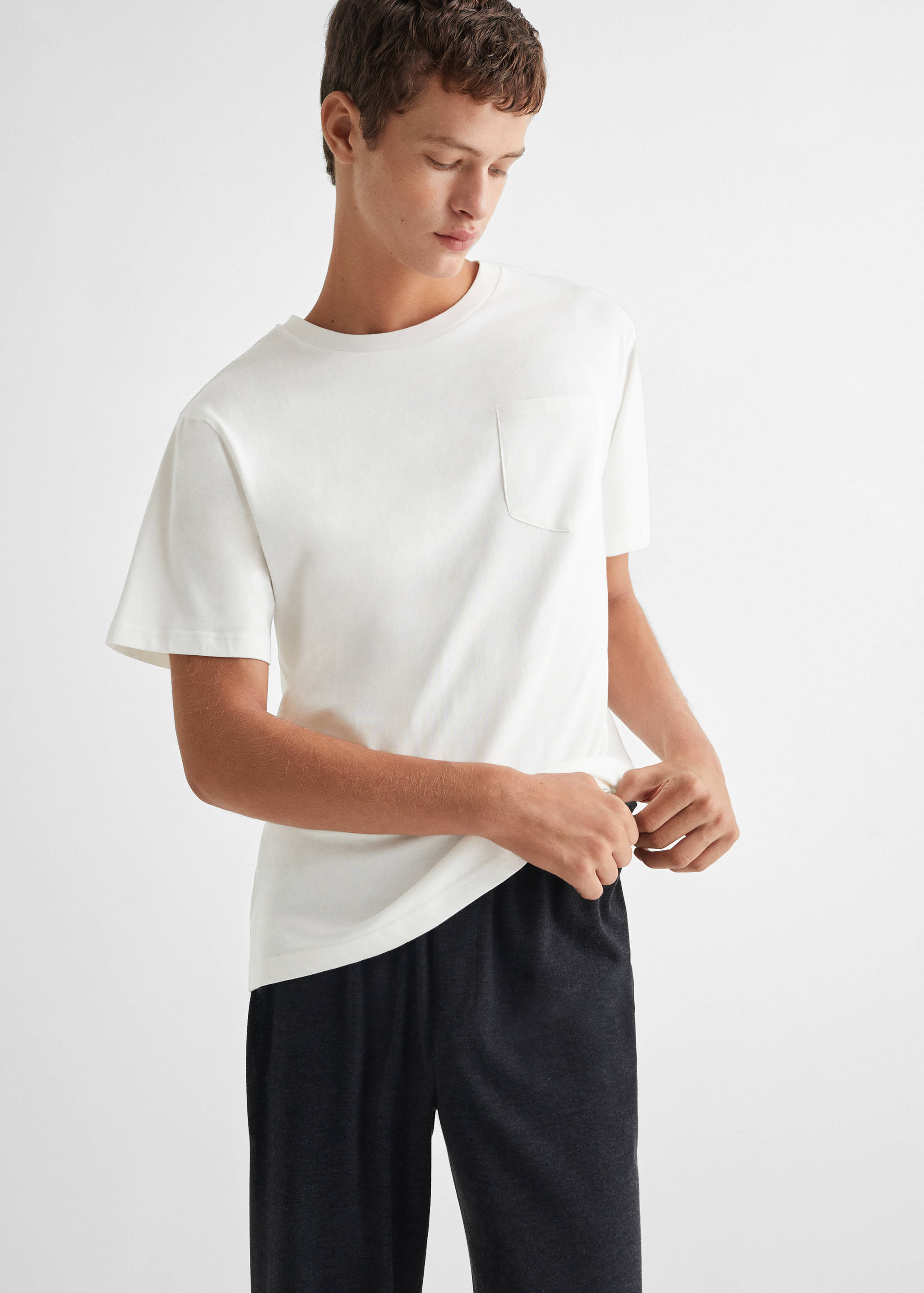 Cotton long pyjamas - Medium plane