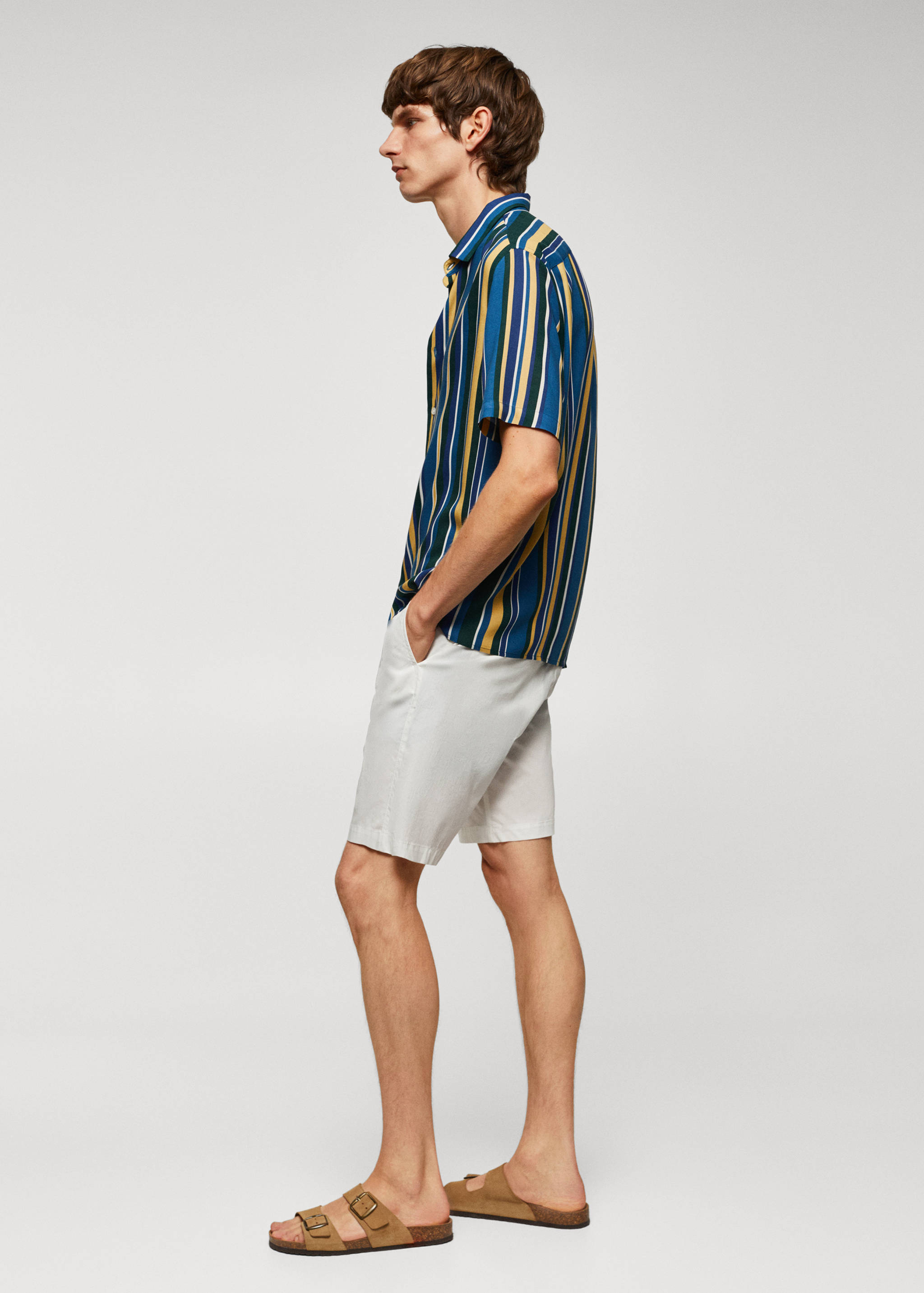 Chemise rayures manches courtes - Détail de l'article 2