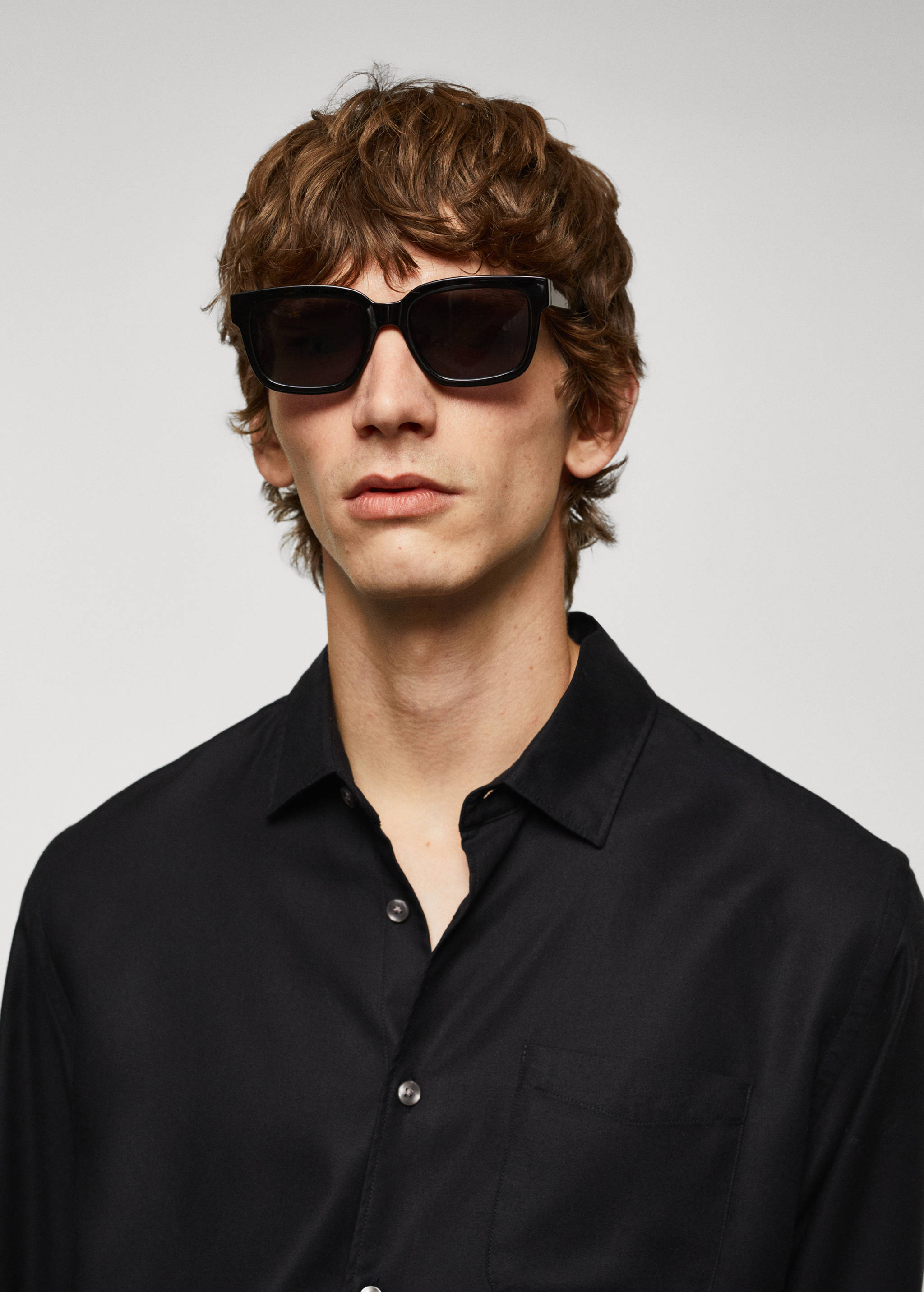 100% tencel shirt with pocket - Details of the article 1