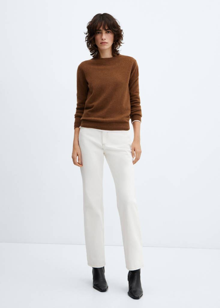 Mid-rise straight jeans — Off White