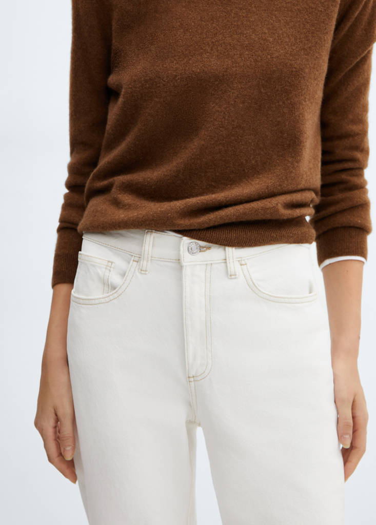 Mid-rise straight jeans — Off White