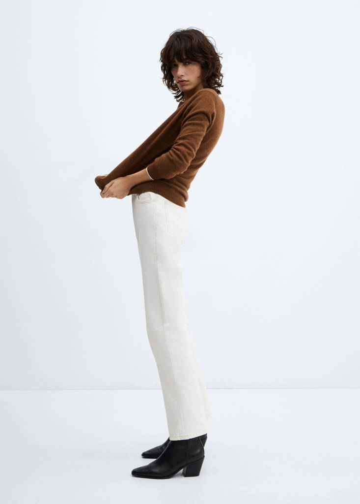 Mid-rise straight jeans — Off White