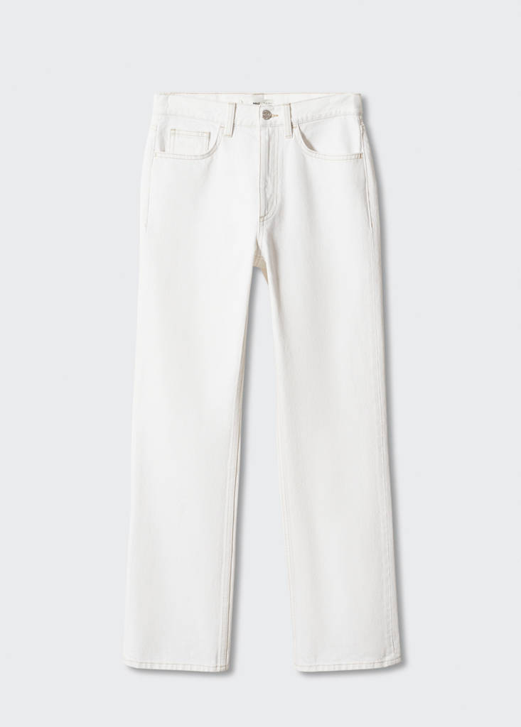 Mid-rise straight jeans — Off White