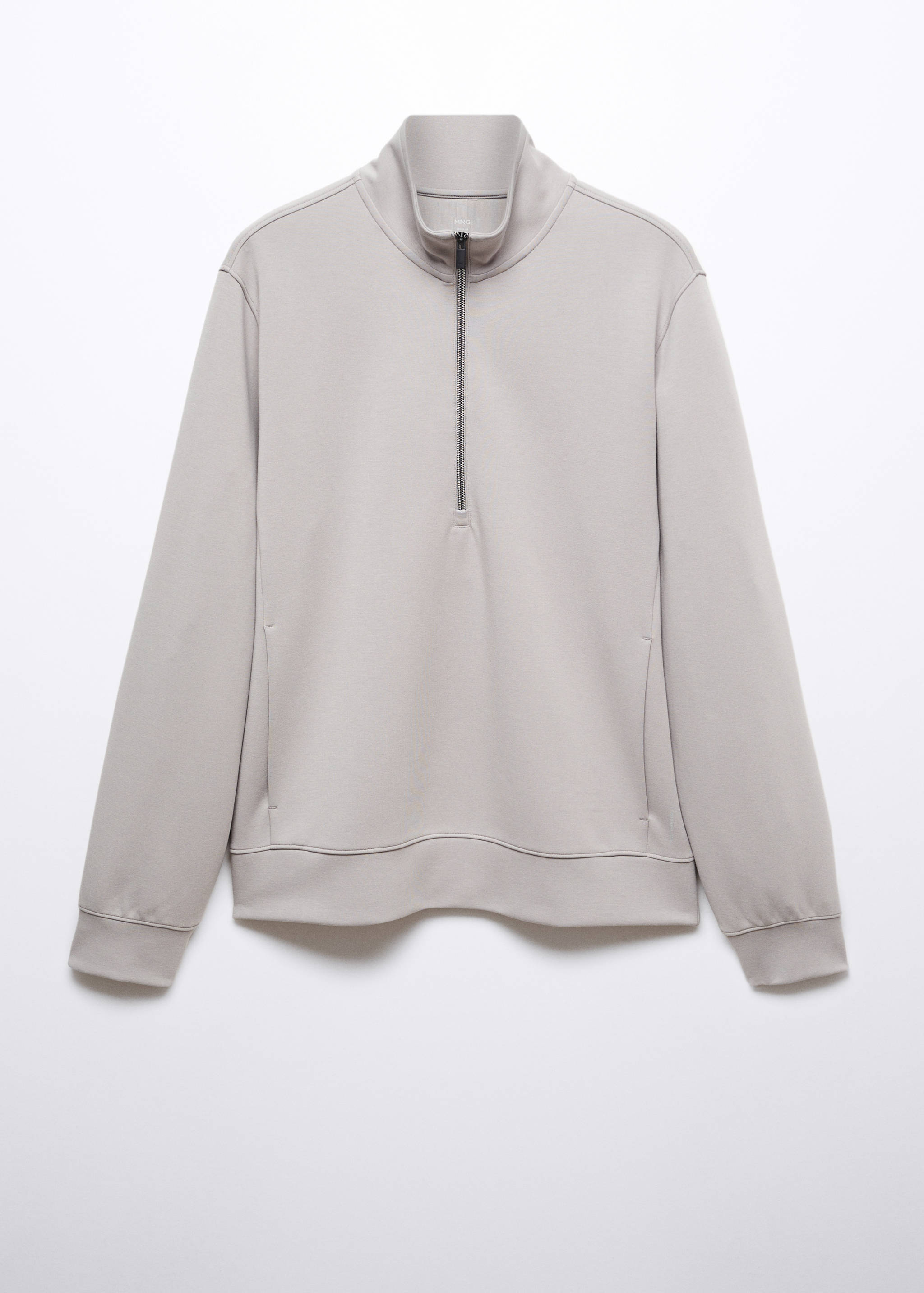 Breathable zip-neck sweatshirt - Article without model