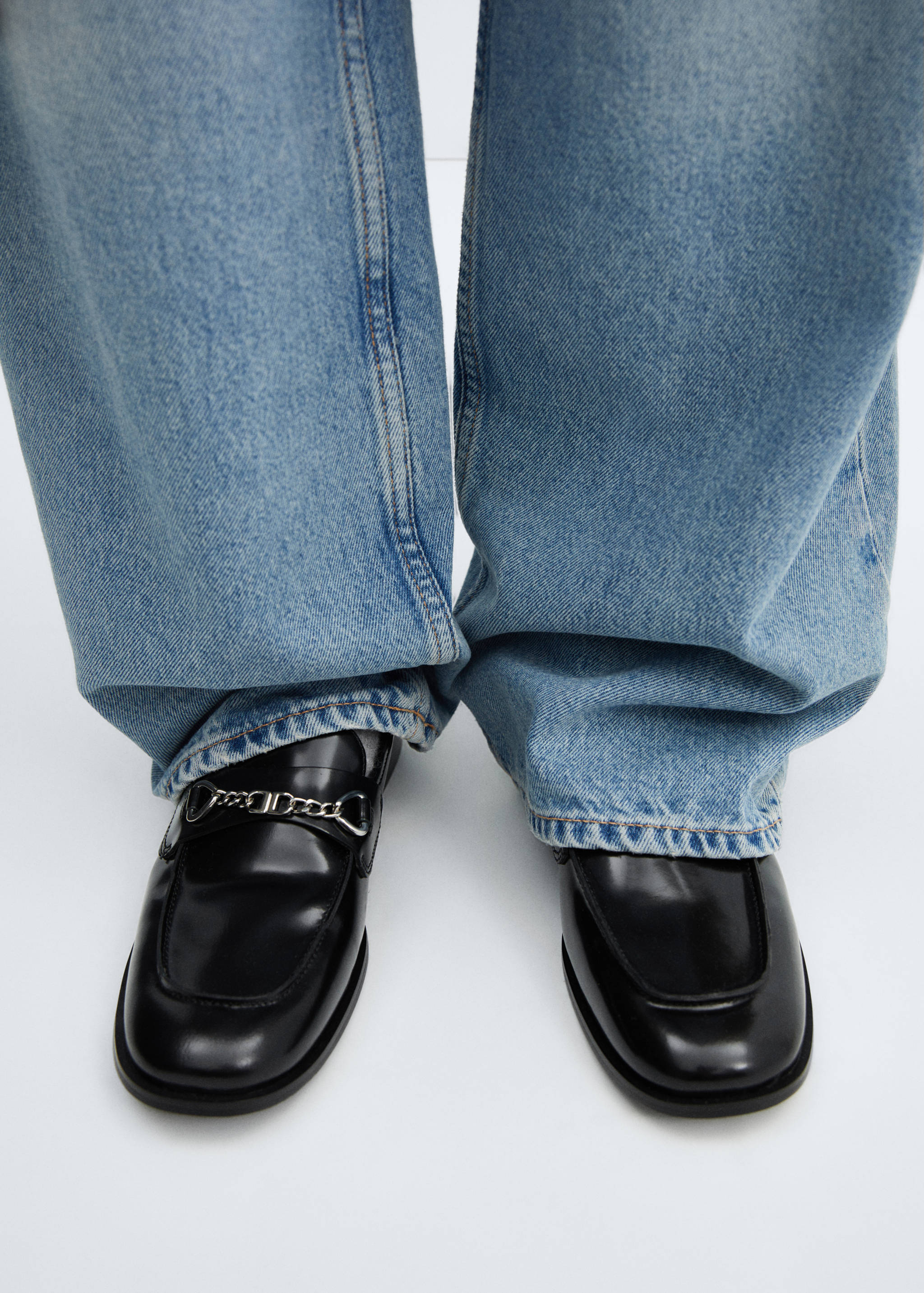 Mocassins cuir chaînes - Détail de l'article 9