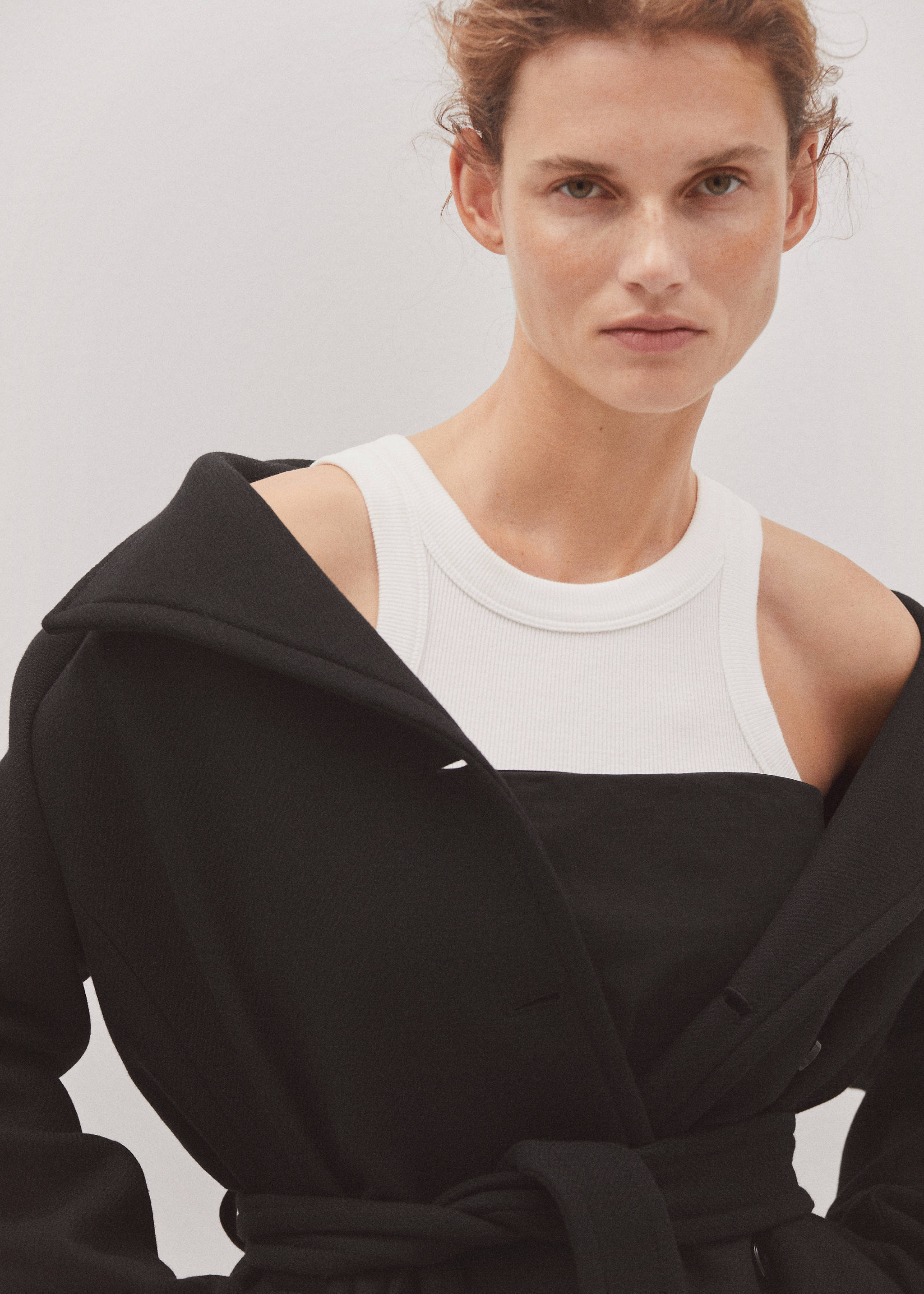 Belted Manteco wool coat - Details of the article 7