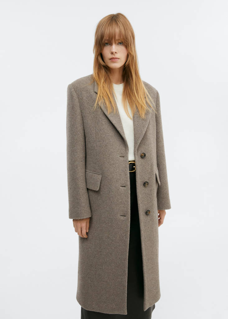Oversize wool coat