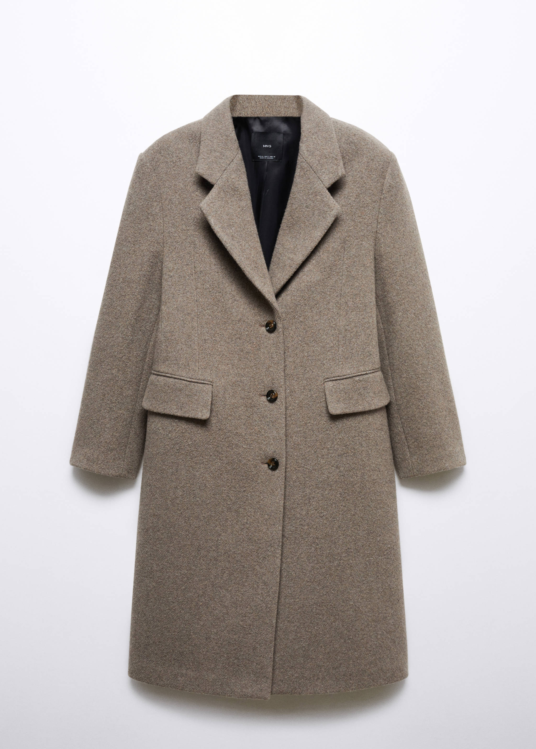 超大羊毛大衣 - null