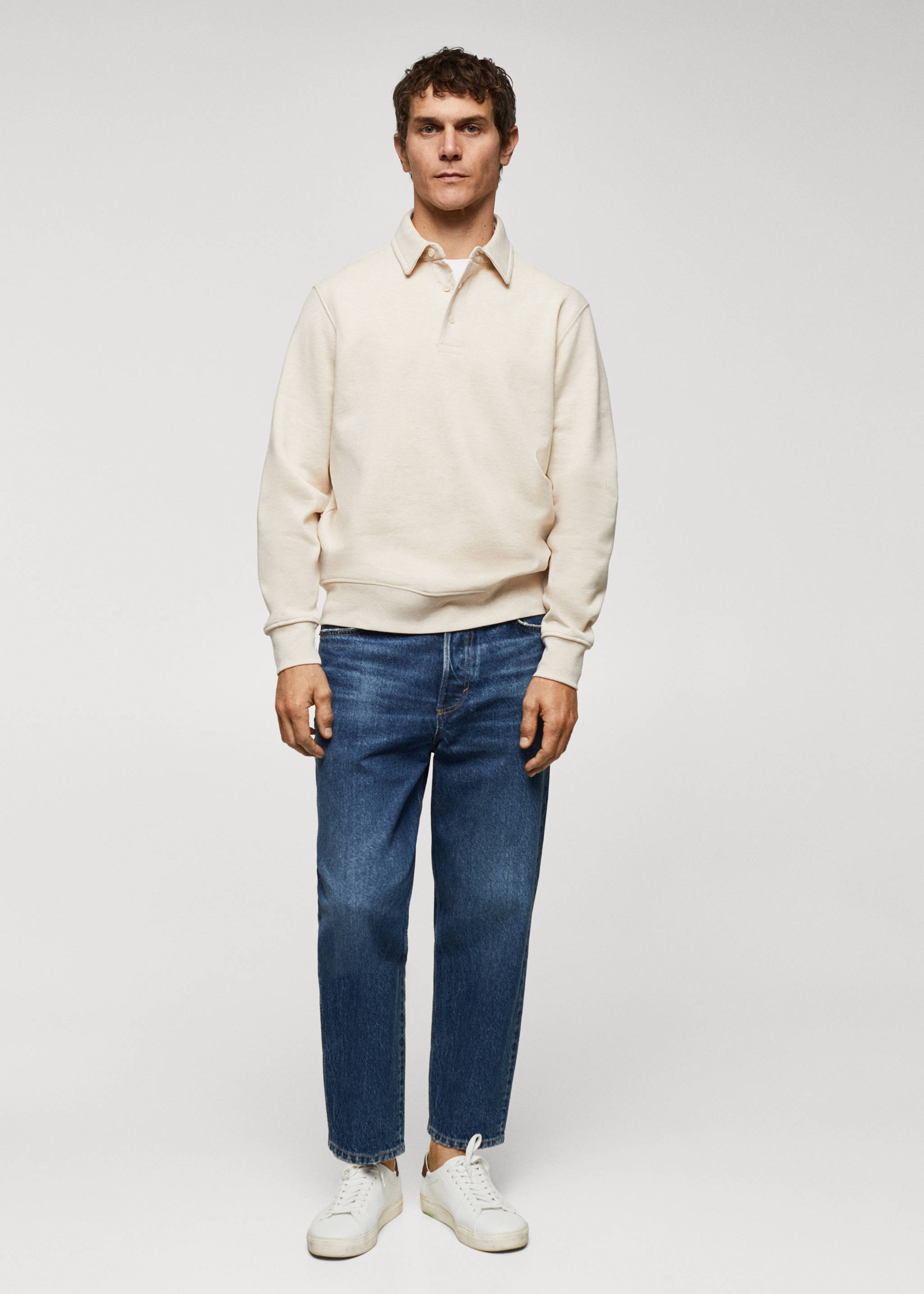 Sweat-shirt polo coton - Plan général