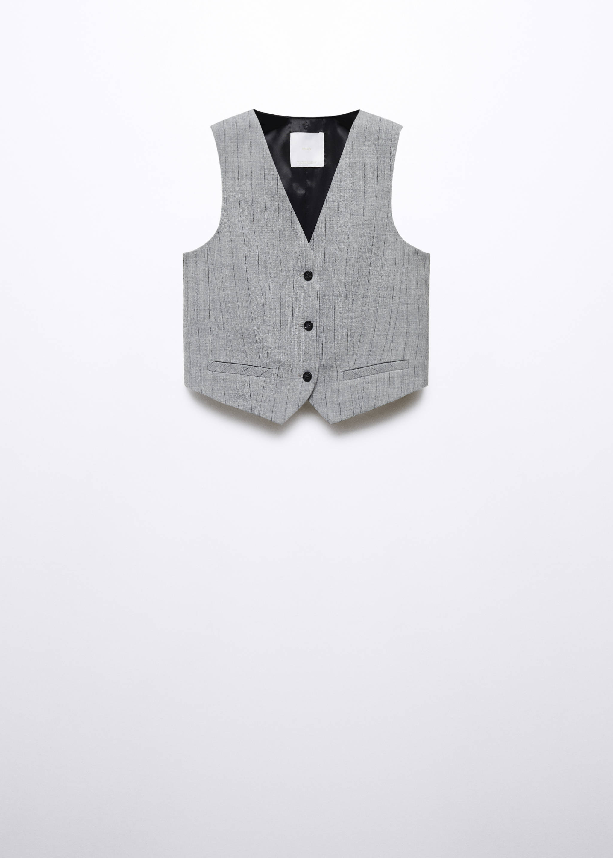 Pinstriped suit waistcoat - Article without model