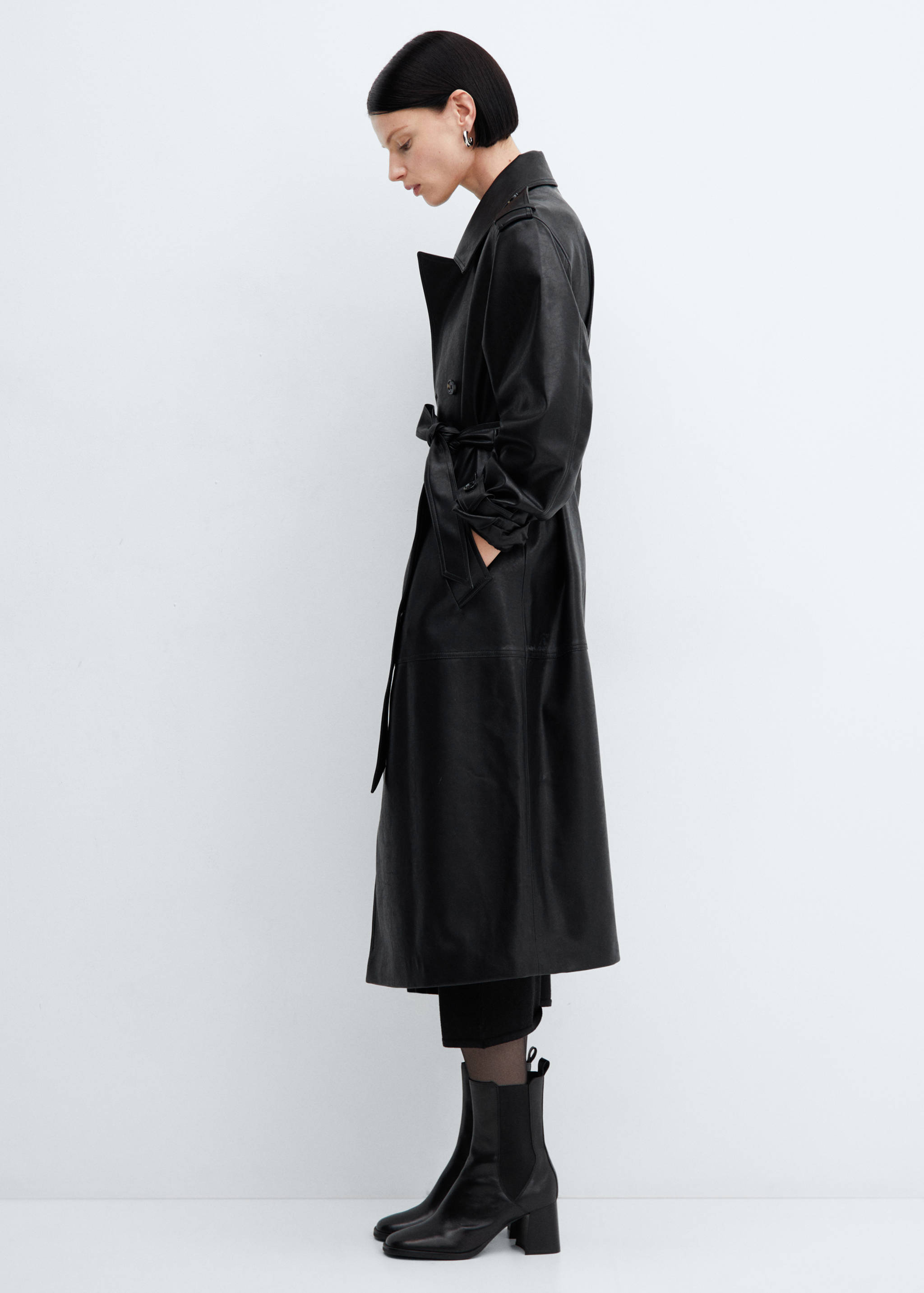 Bottines cuir à talon - Plan général