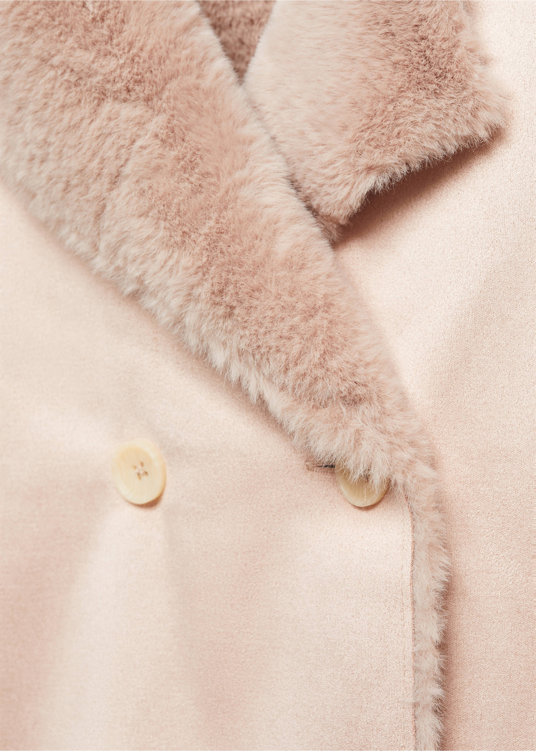 Manteau double face - Détail de l'article 8, Rose. Ref: 57016310-00.