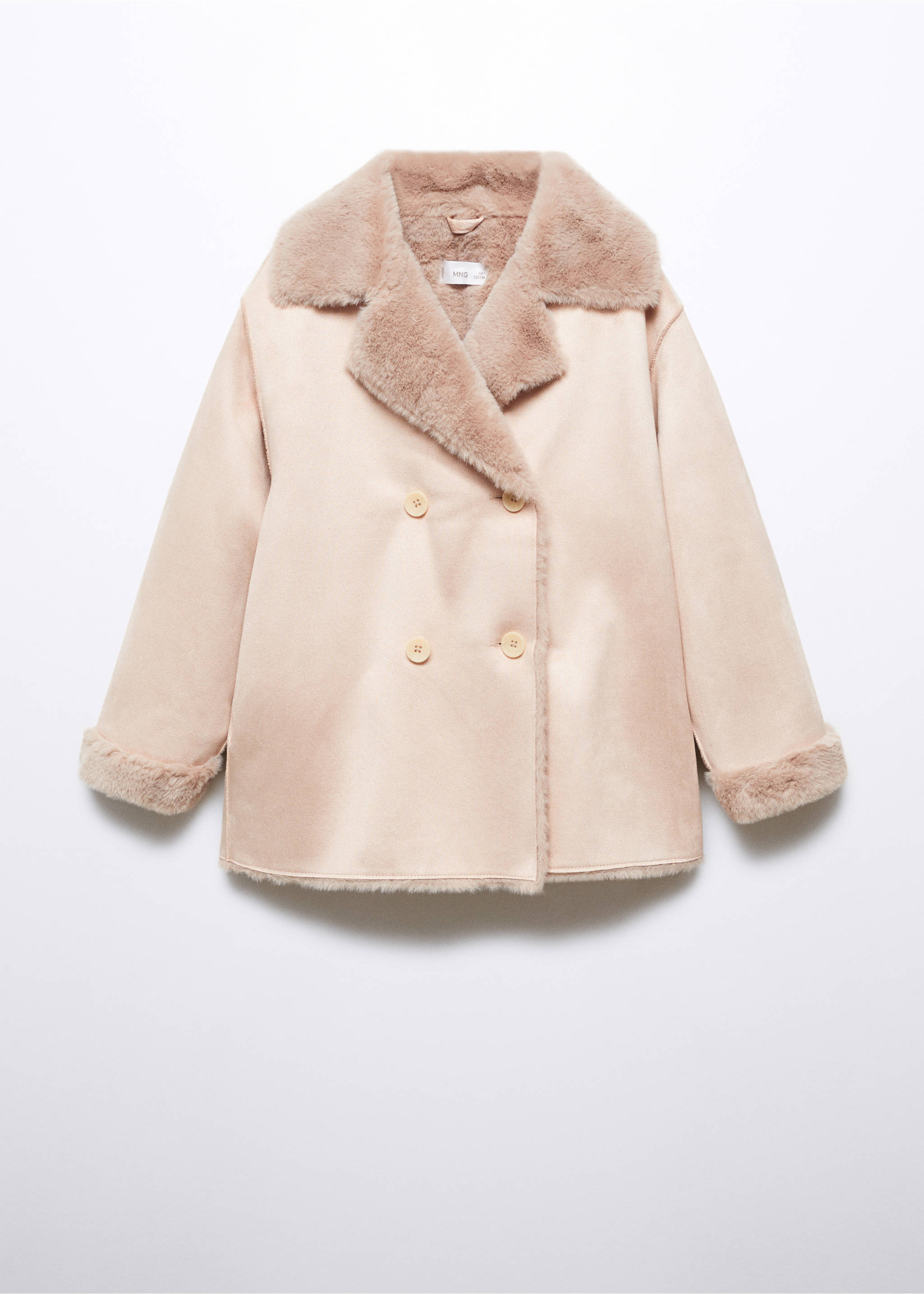 Manteau double face - Article sans modèle, Rose. Ref: 57016310-00.