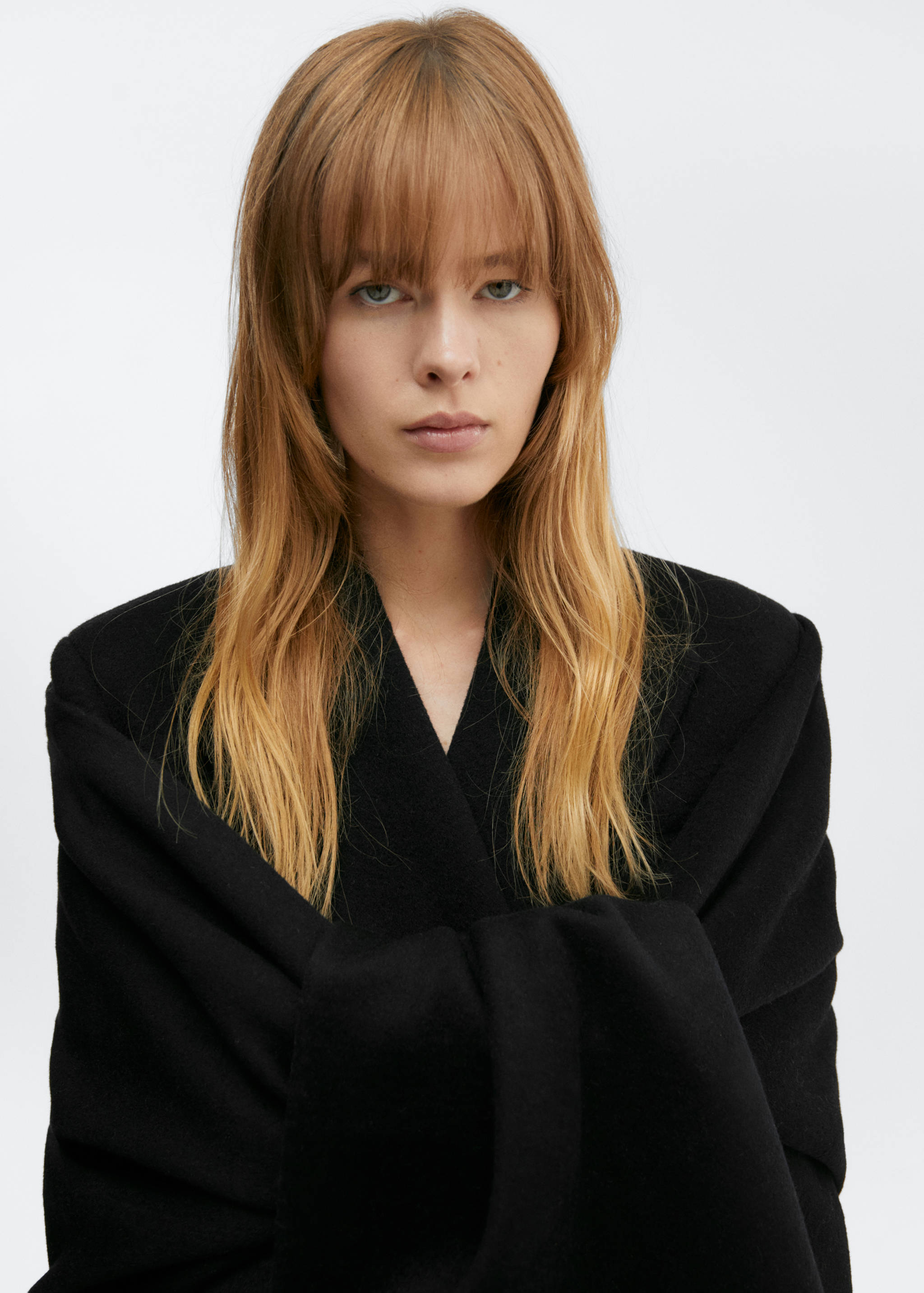 Double-breasted virgin wool coat - Details of the article 4