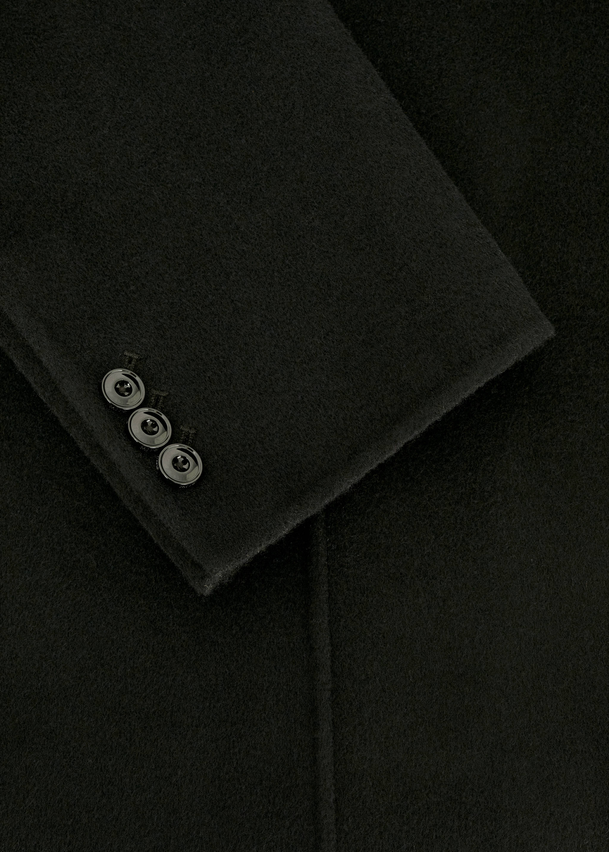 Double-breasted virgin wool coat - Details of the article 8