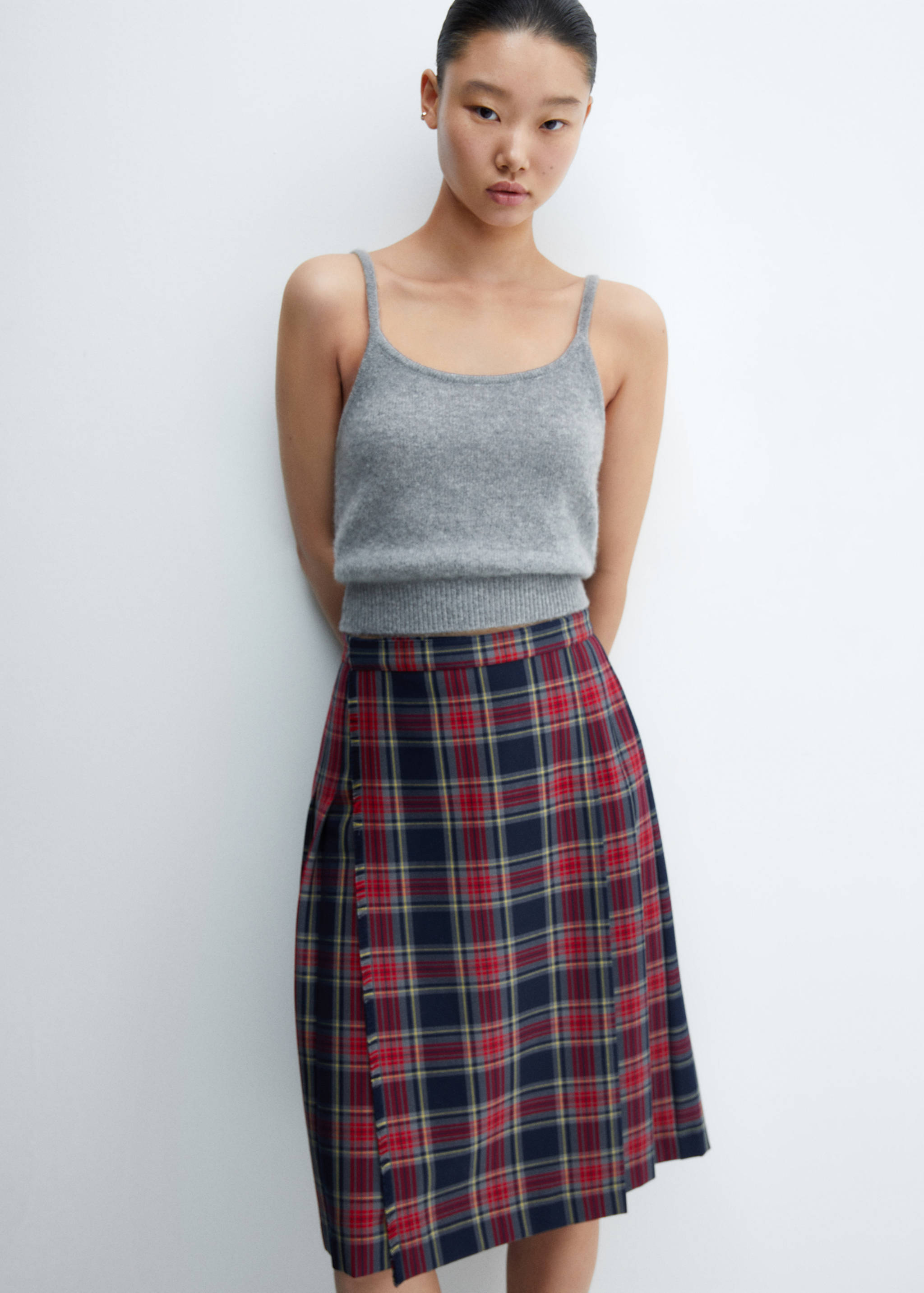 Pleated midi-skirt - Details of the article 2