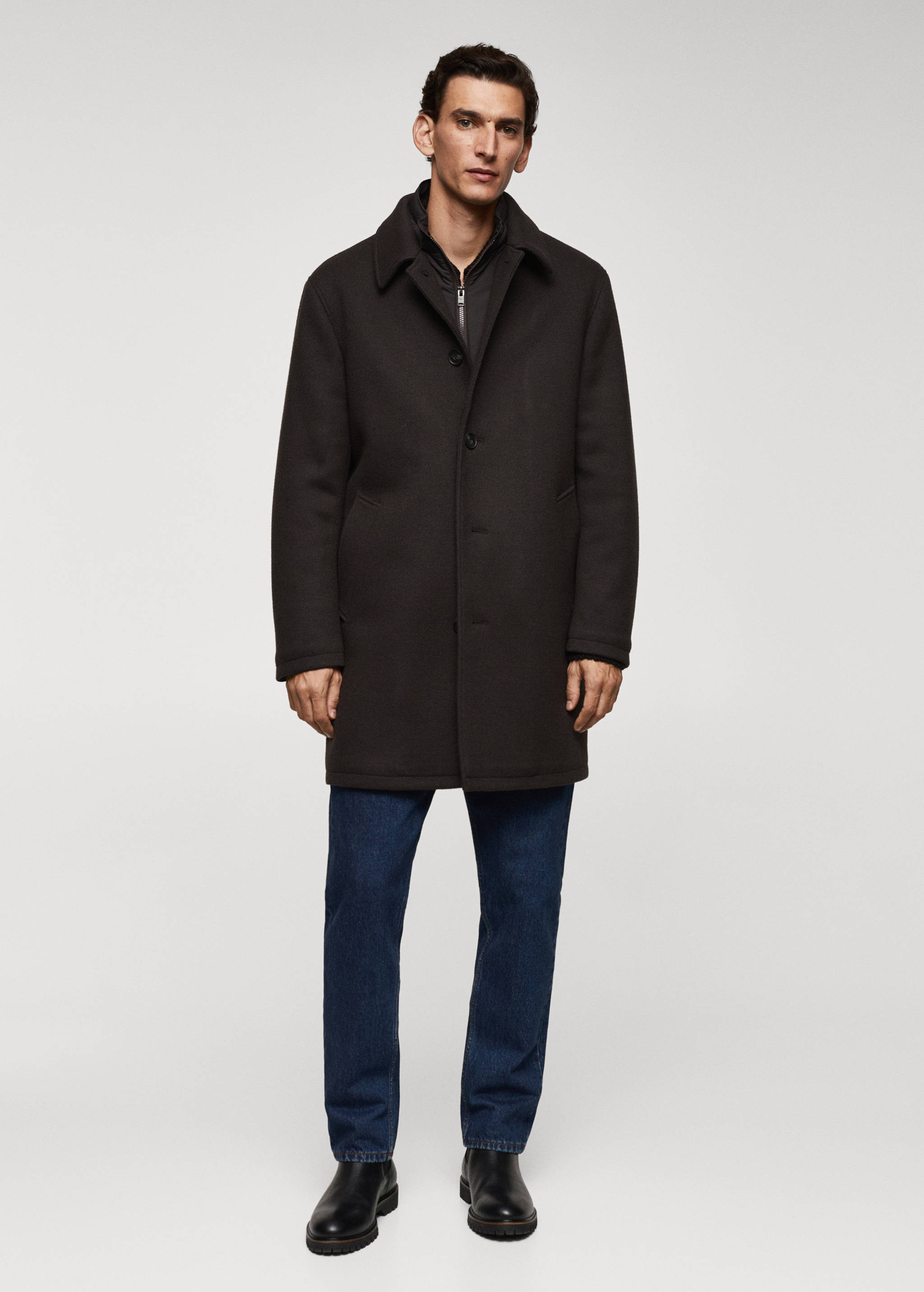 Thermoregulierender Wollmantel - Allgemeine Ansicht