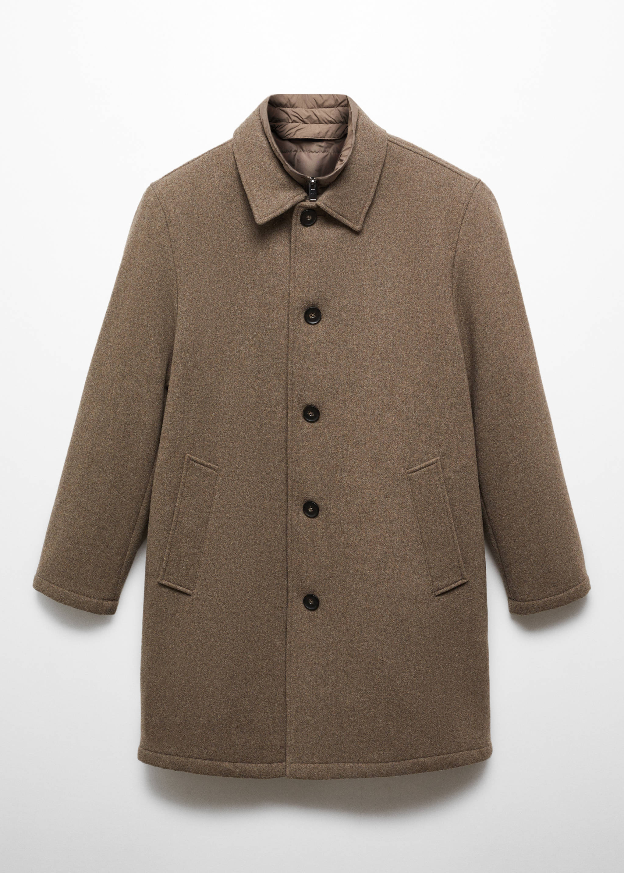 Thermoregulierender Wollmantel - Artikel ohne Model