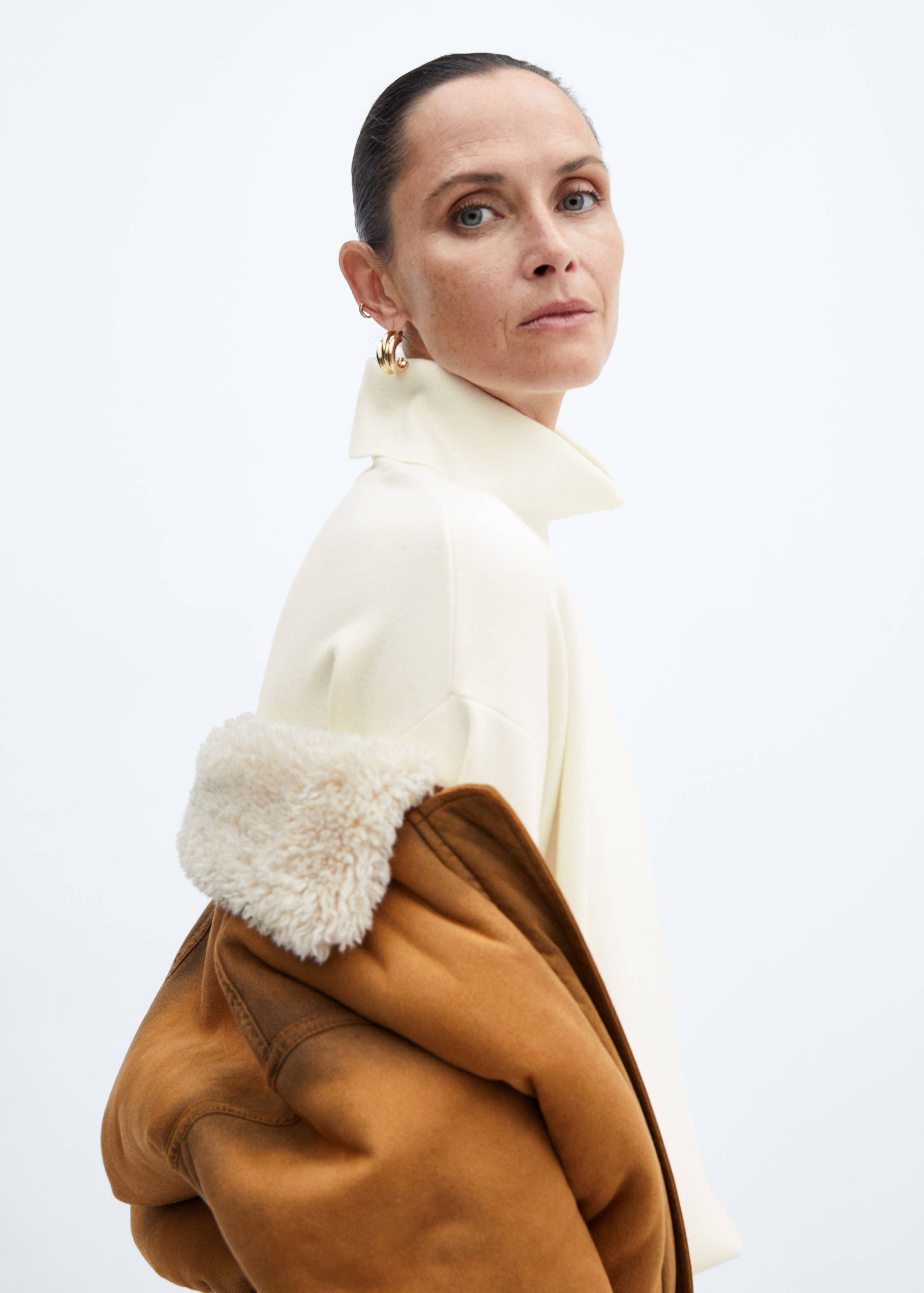 Oversized perkins neck sweater - Details of the article 2