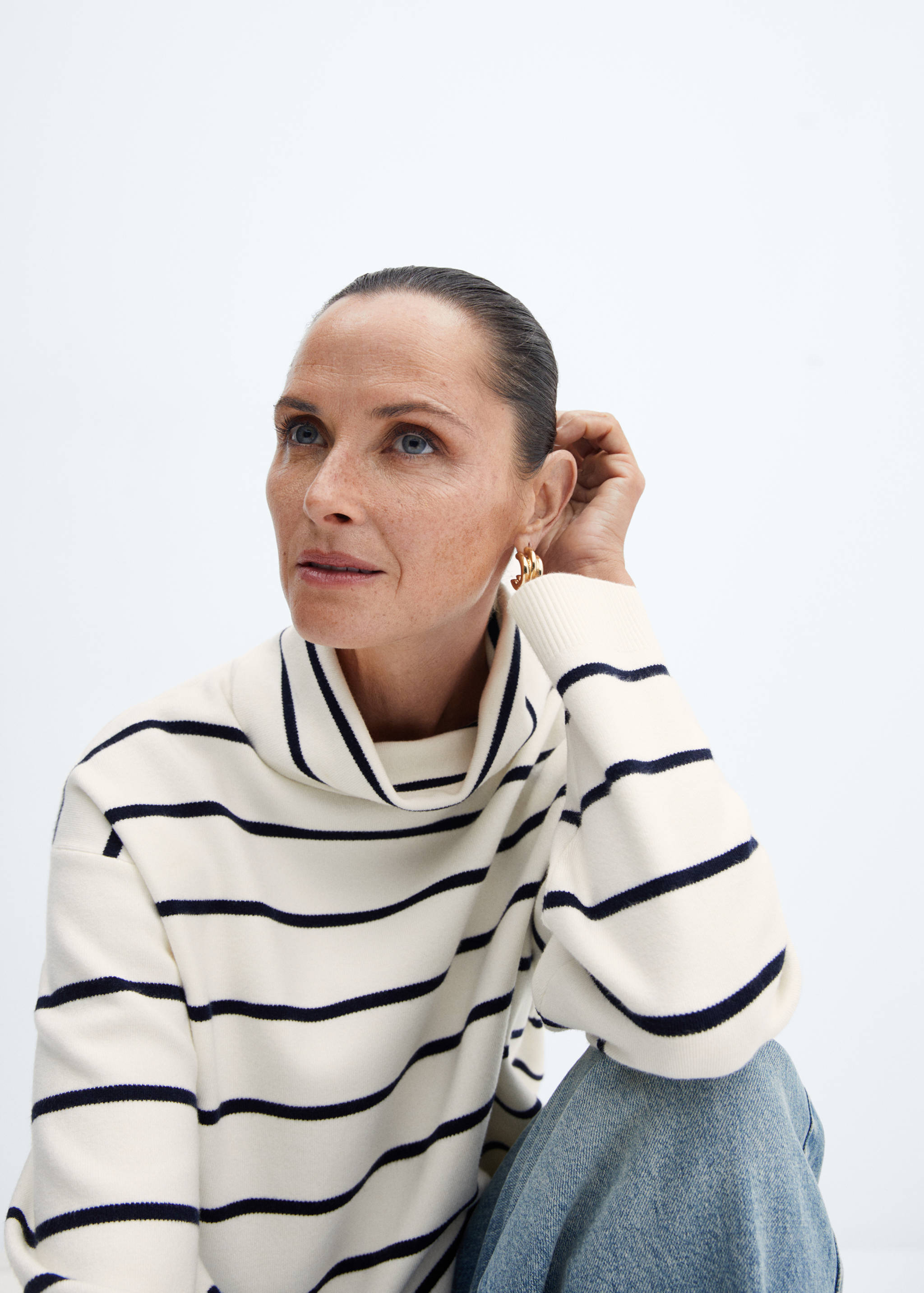 Oversized perkins neck sweater - Details of the article 2