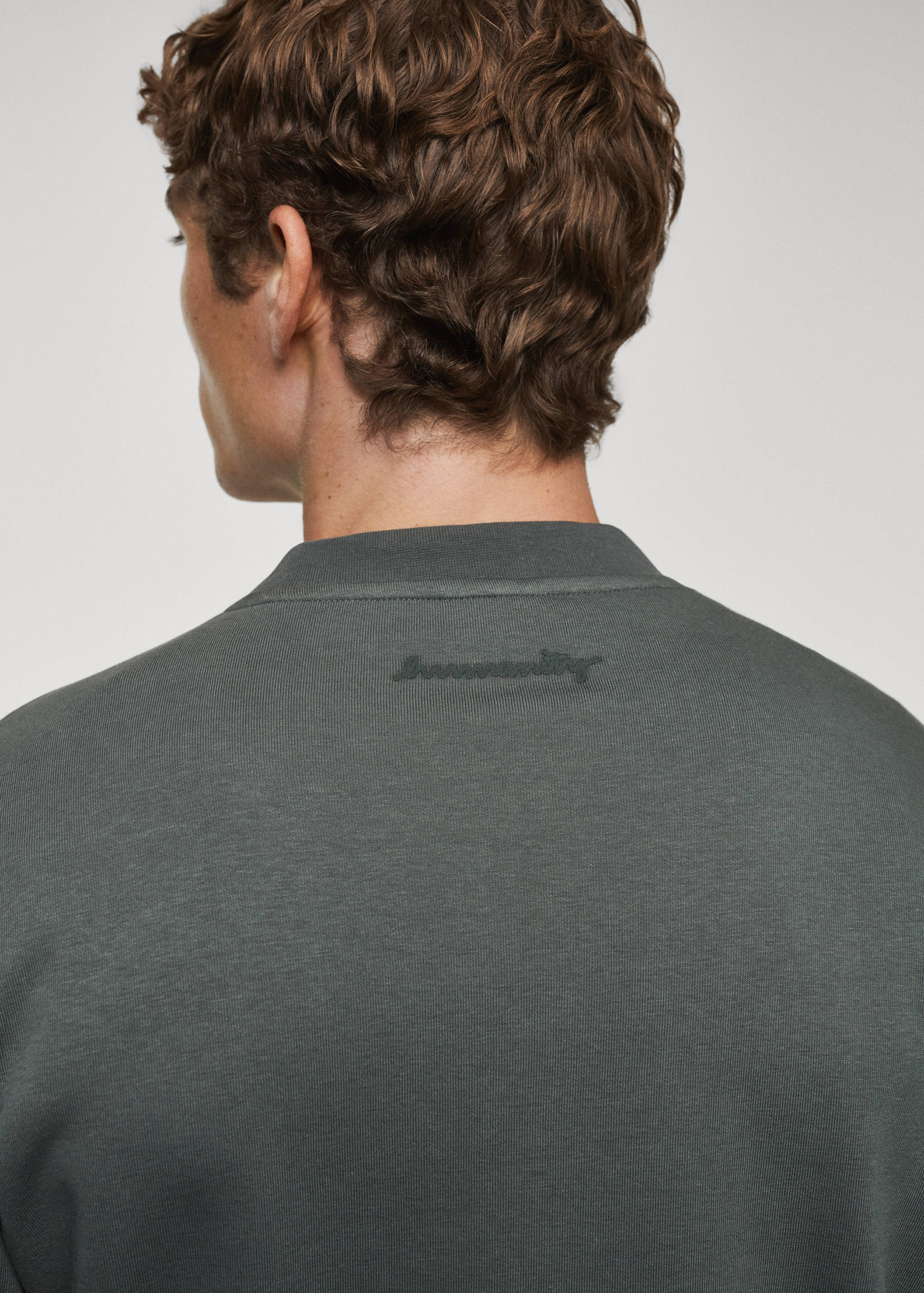 刺绣细节棉质卫衣 - null