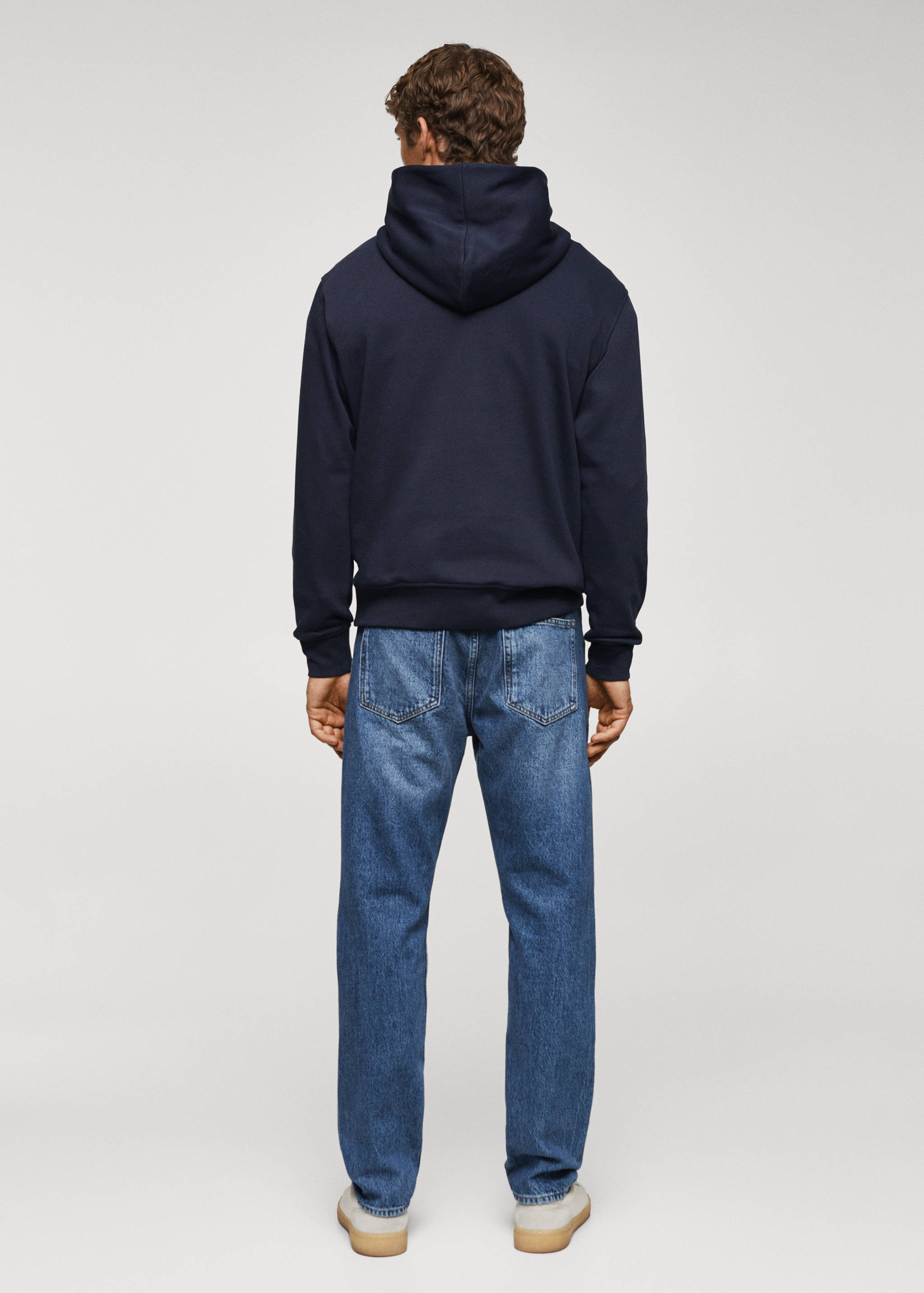 Sweat-shirt capuche broderie - Verso de l’article