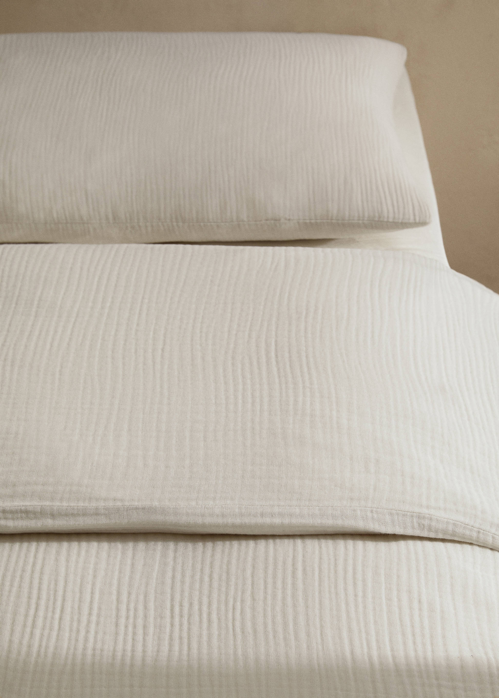 Bettbezug aus Baumwoll-Gaze für 135 cm Bett - Detail des Artikels 9