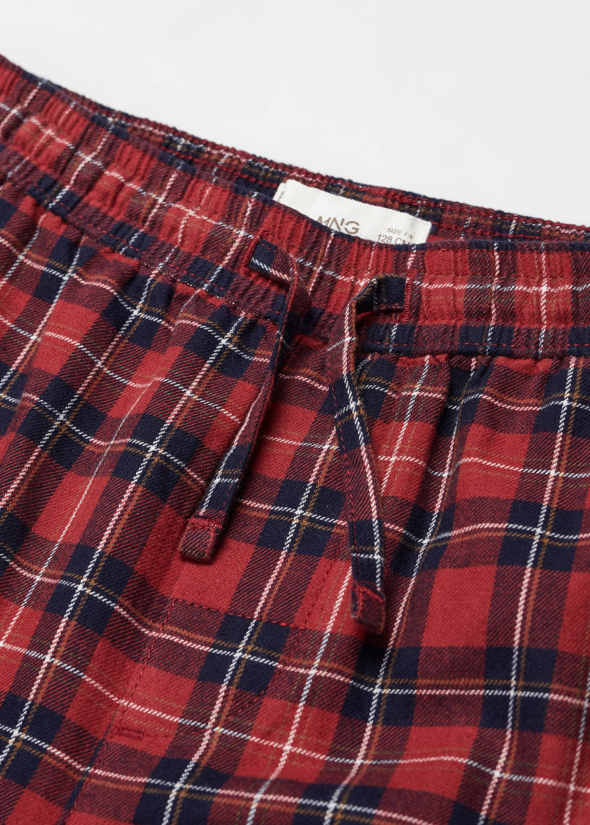 Pyjama long deux pièces carreaux - Détail de l'article 0