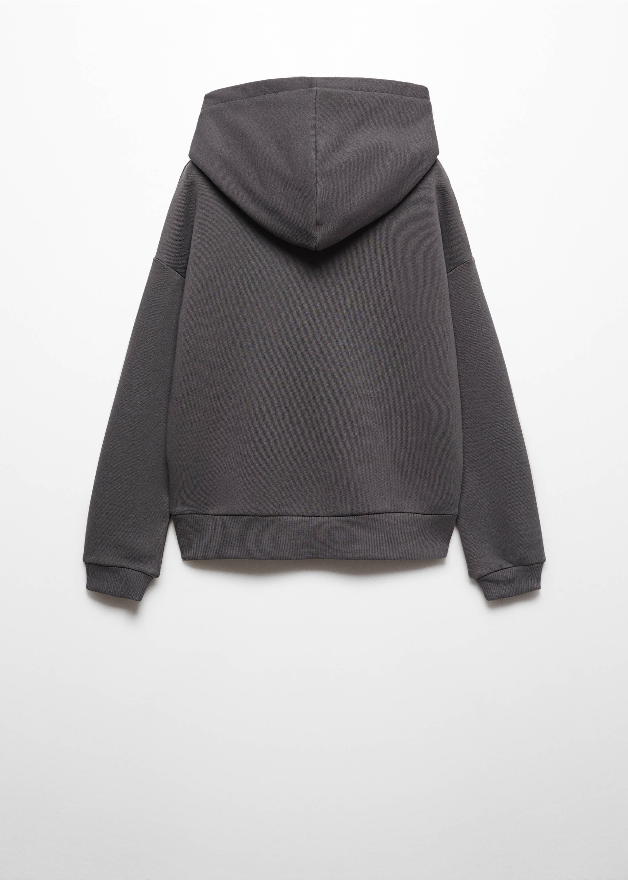Organic cotton 101 Dalmatians sweatshirt - Reverse of the article, Charcoal. Ref: 57018642-00.