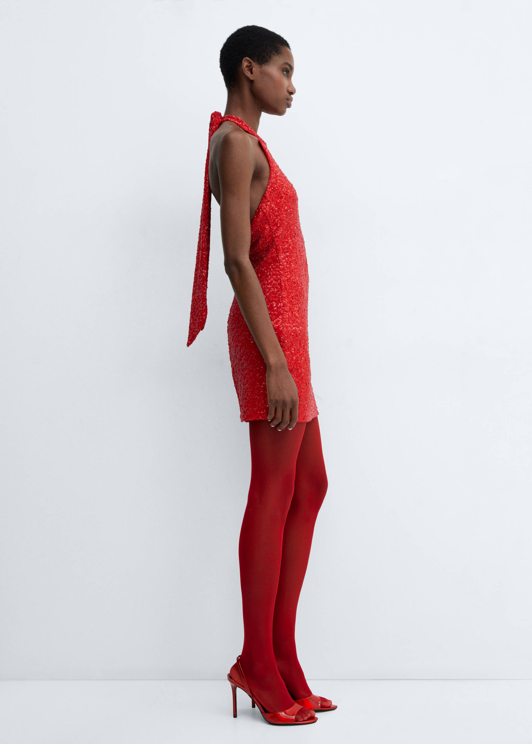 Robe sequins à emmanchures américaines - Détail de l'article 2