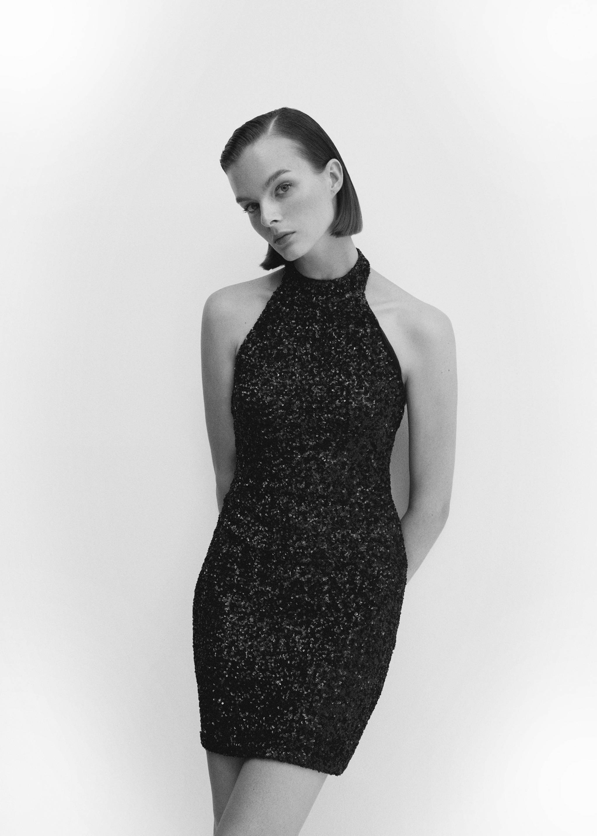 Robe sequins à emmanchures américaines - Détail de l'article 2