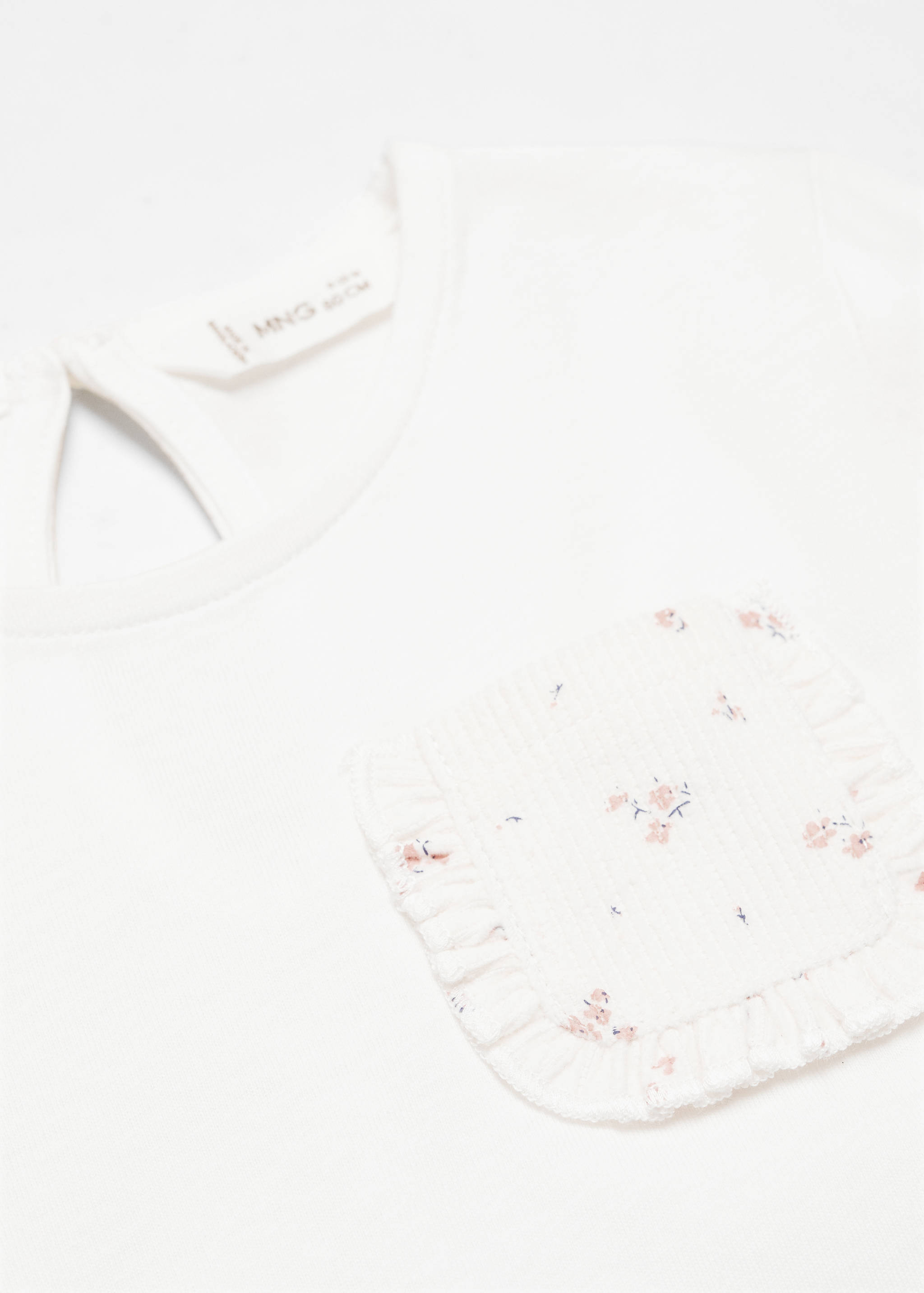 Baumwoll-T-Shirt mit Tasche - Detail des Artikels 8