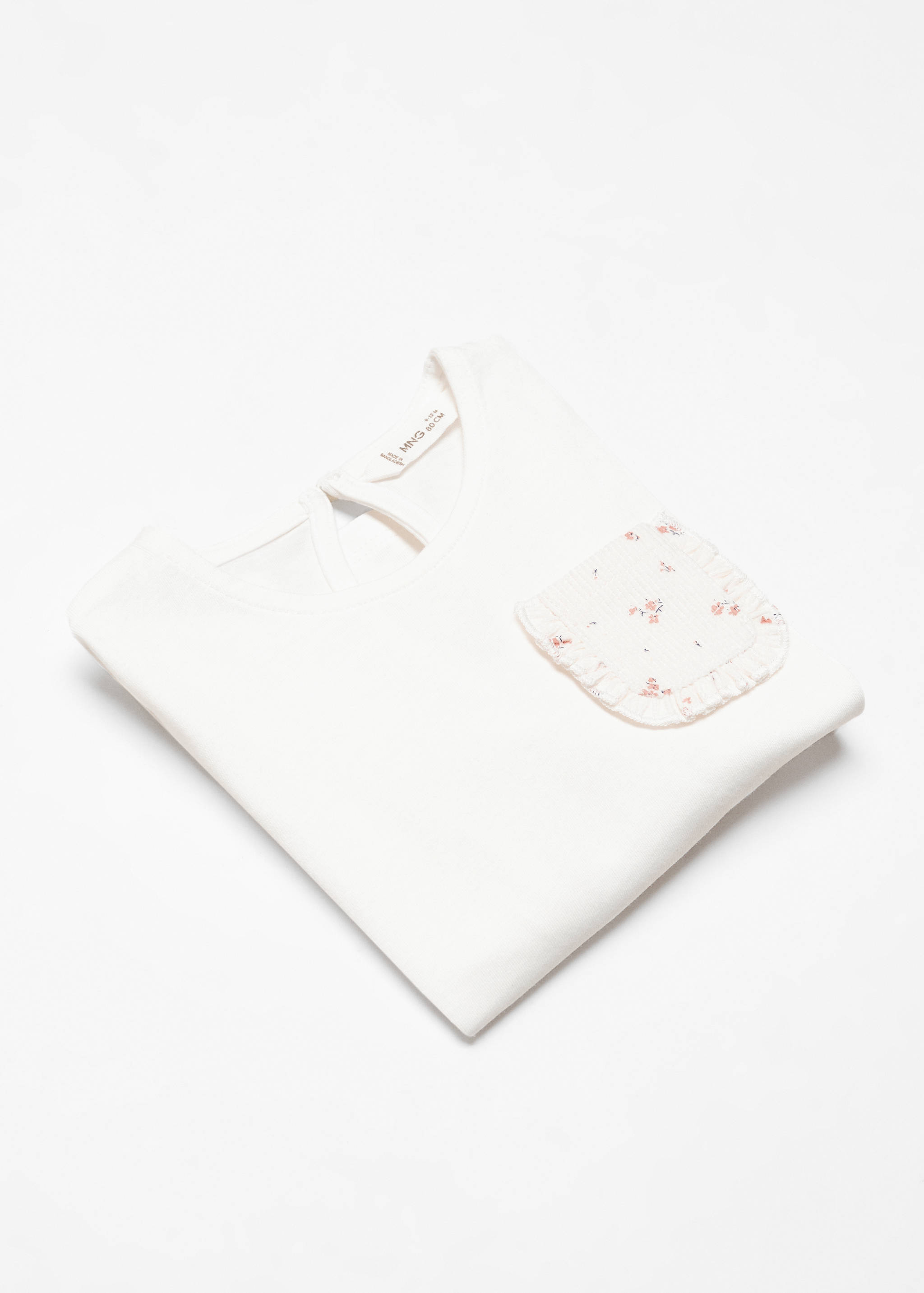 Baumwoll-T-Shirt mit Tasche - Detail des Artikels 0