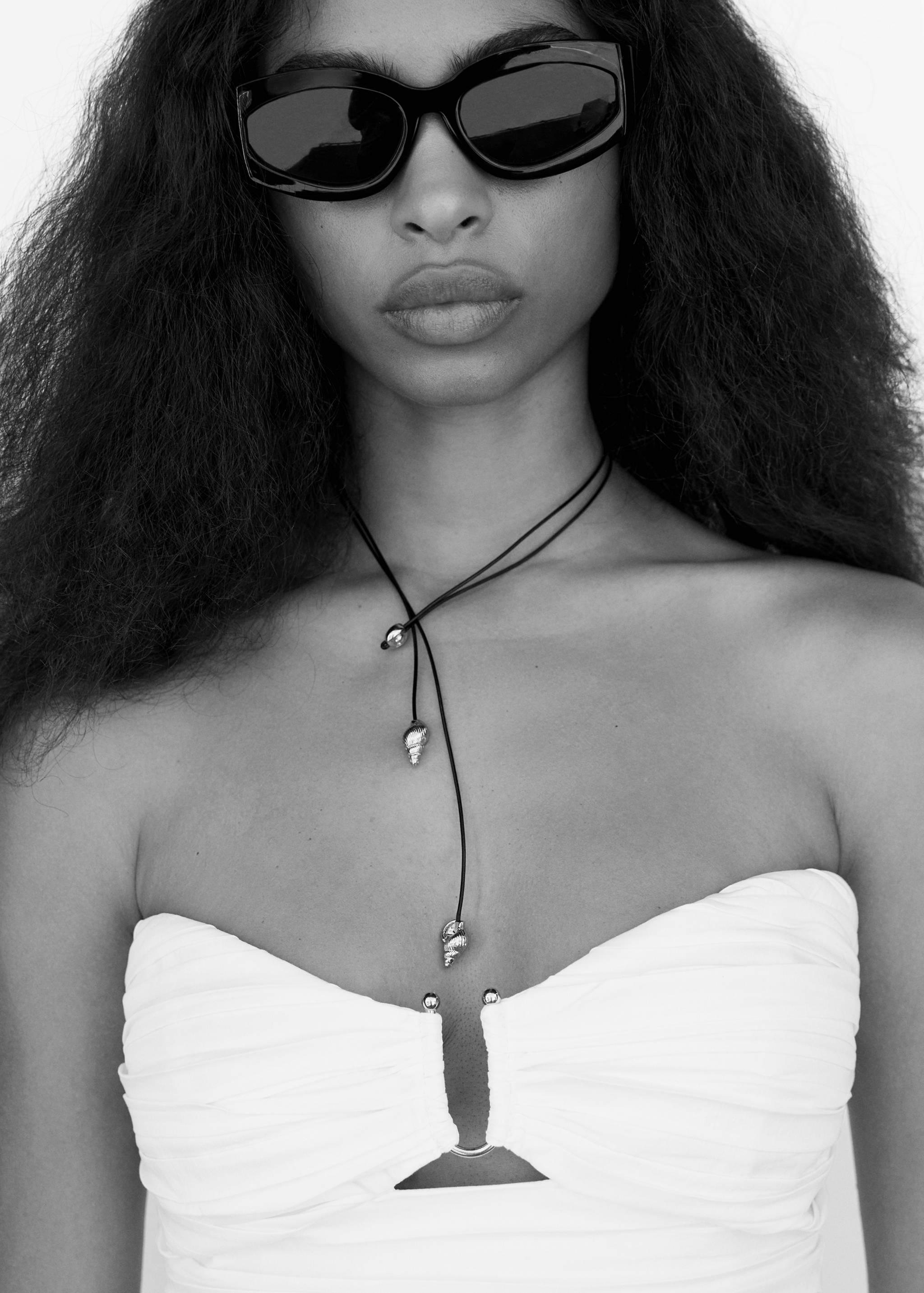 Collier perles coquillage - Plan général