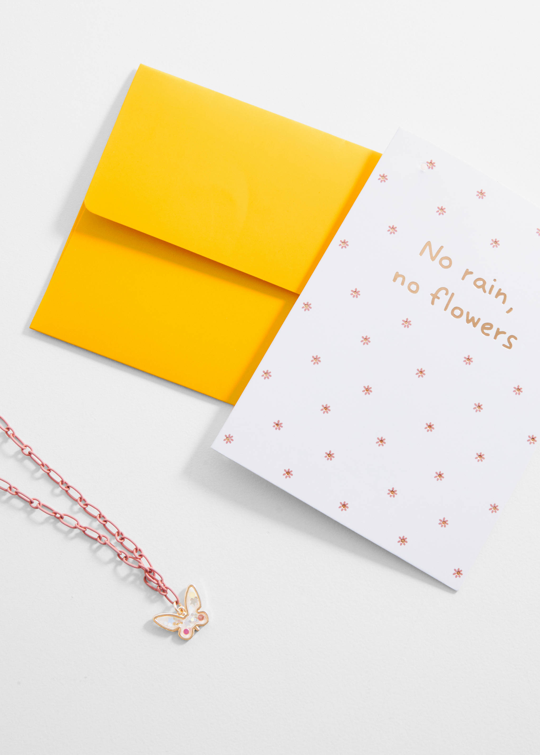 Collier papillon - Plan moyen