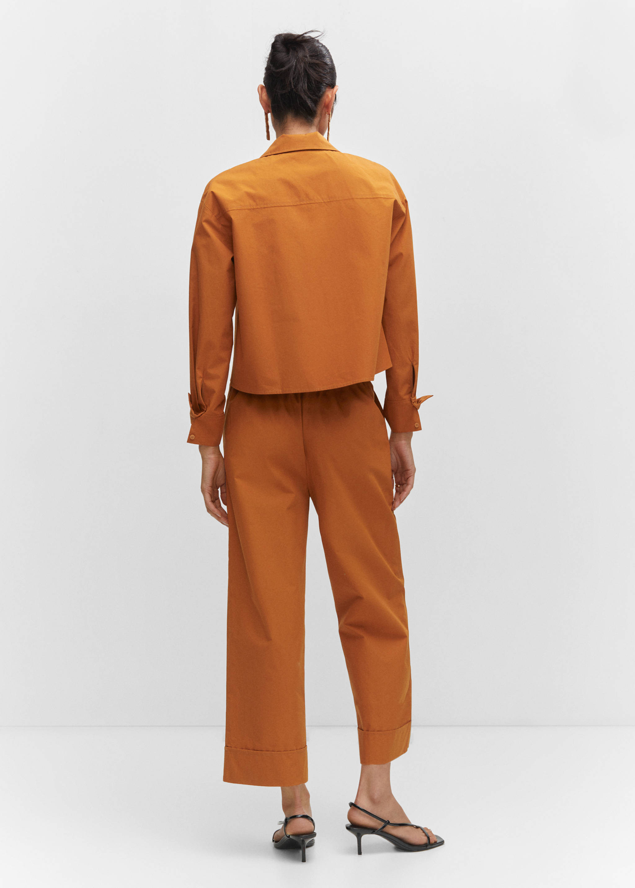 Pantalón culotte pinzas - Reverso del artículo