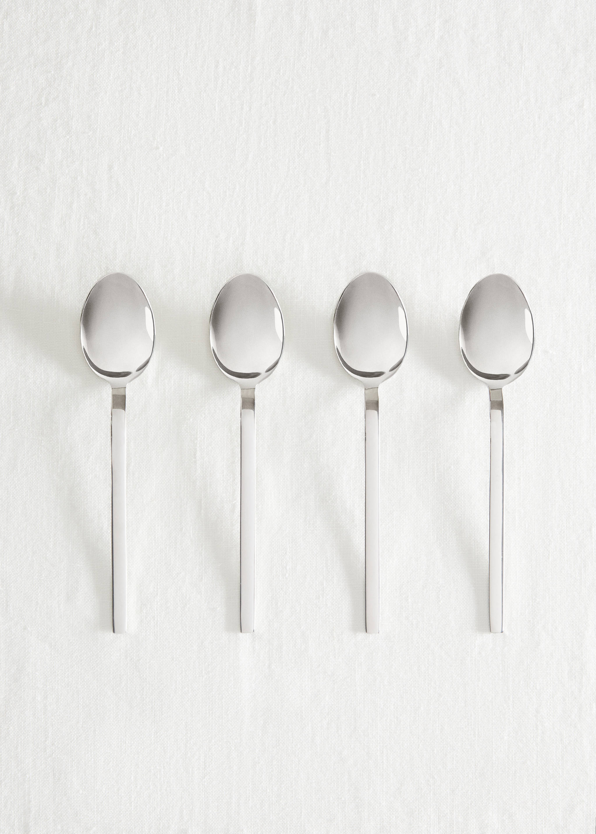 Pack 4 cucharas de postre 100% acero - Detalle del artículo 7