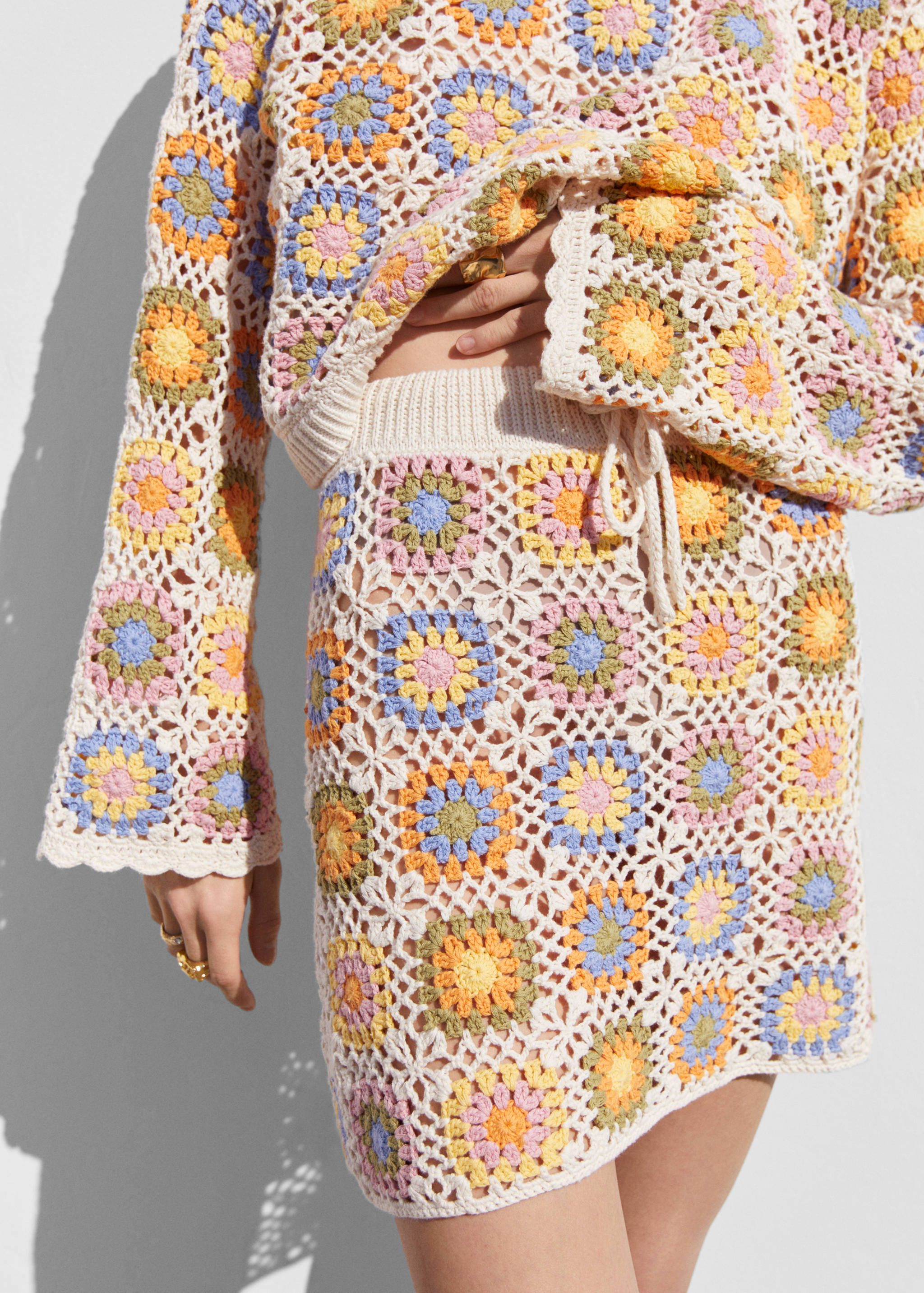 Minijupe crochet - Plan moyen