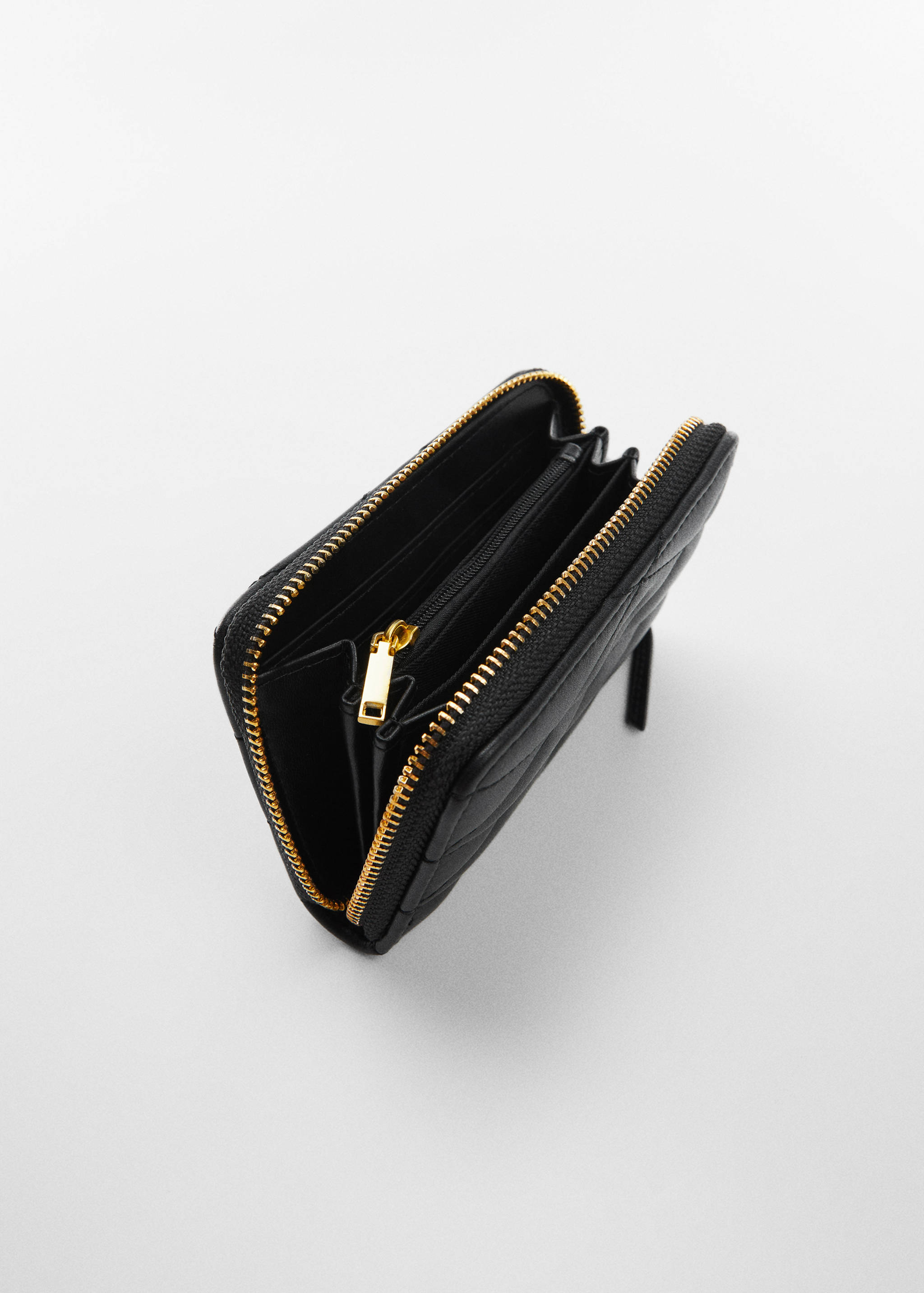 Portefeuille matelassé logo - Plan moyen