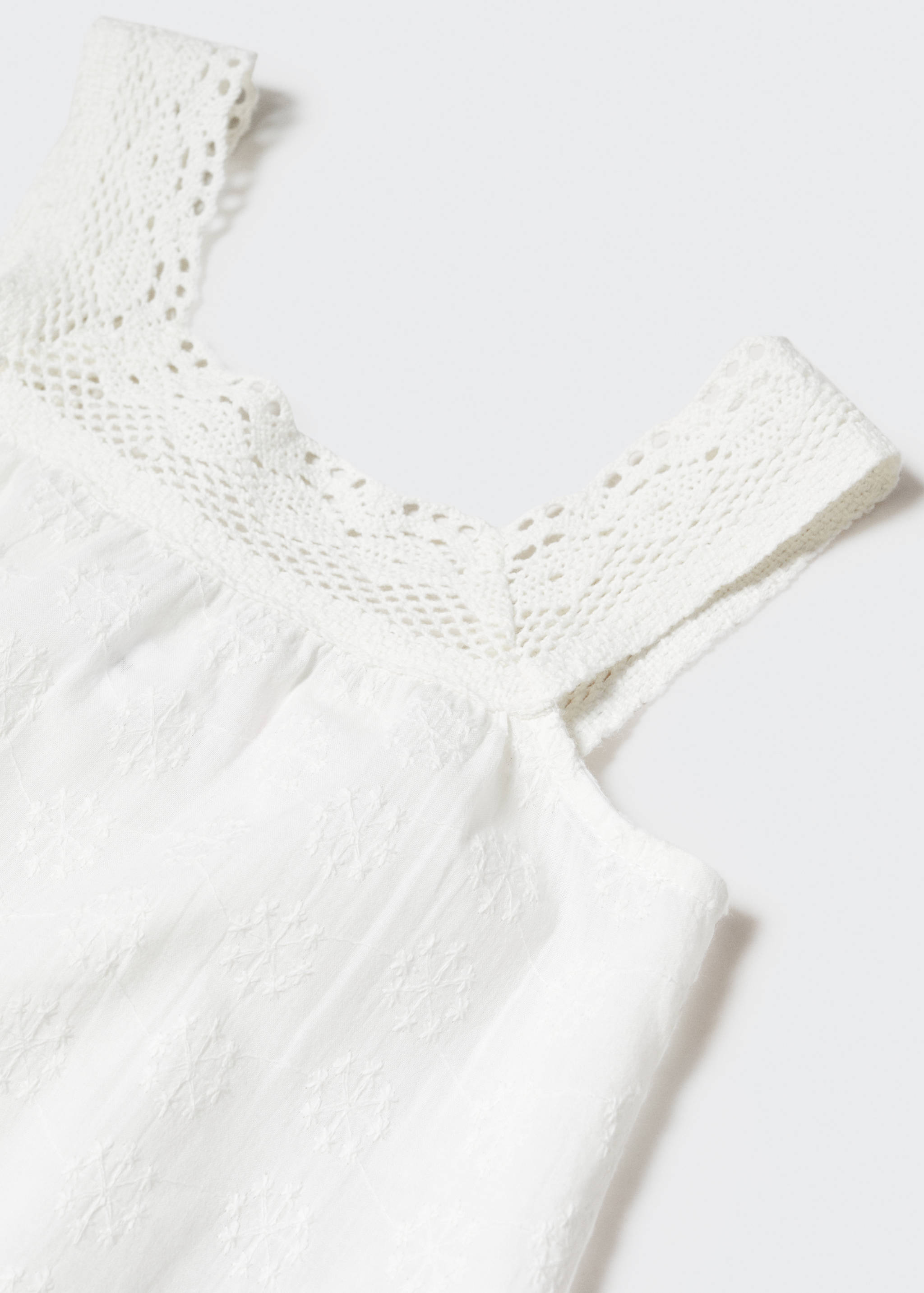 Embroidered cotton dress - Details of the article 8