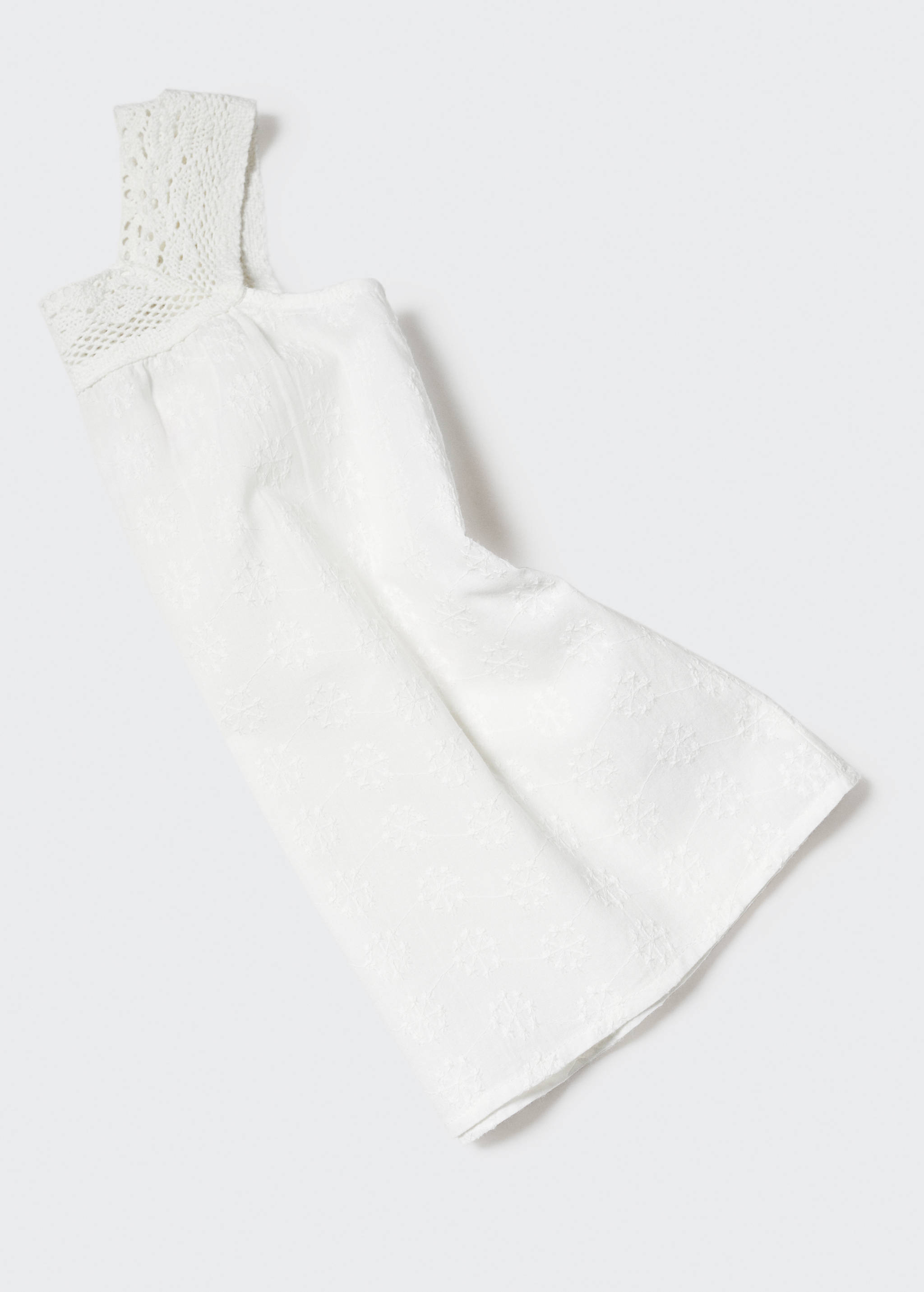 Embroidered cotton dress - Details of the article 0