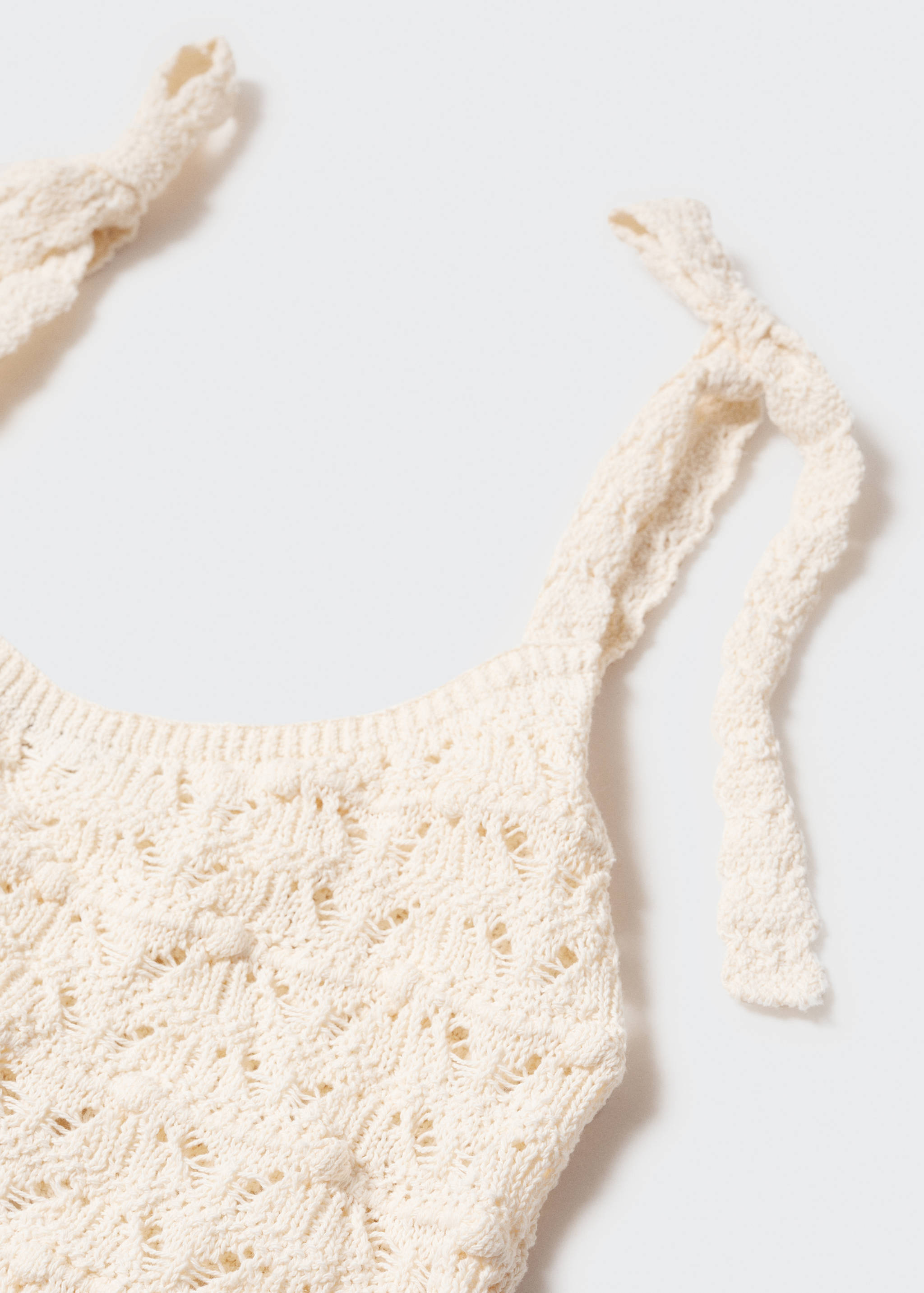 Crochet dress with ties - Details of the article 8