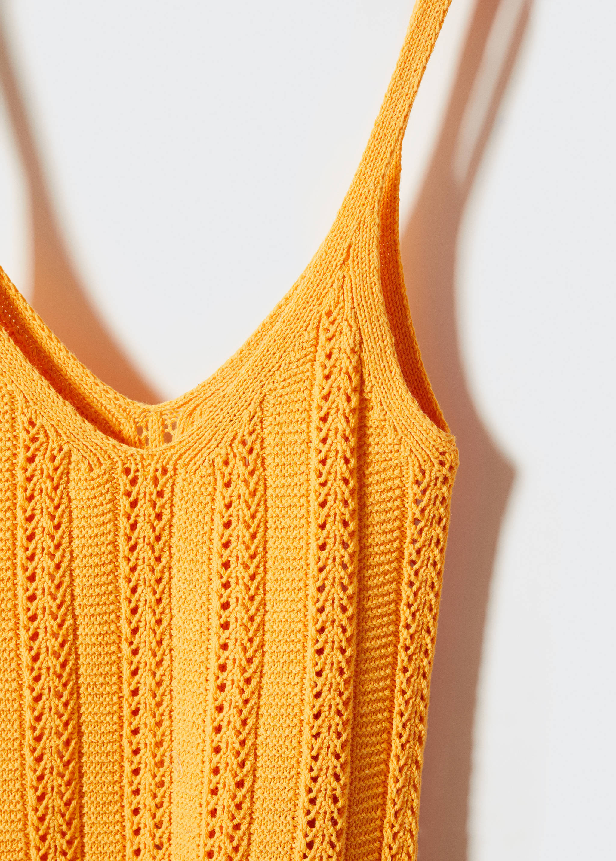 Úpletové šaty s ažurovým detailem - Detail zboží 8