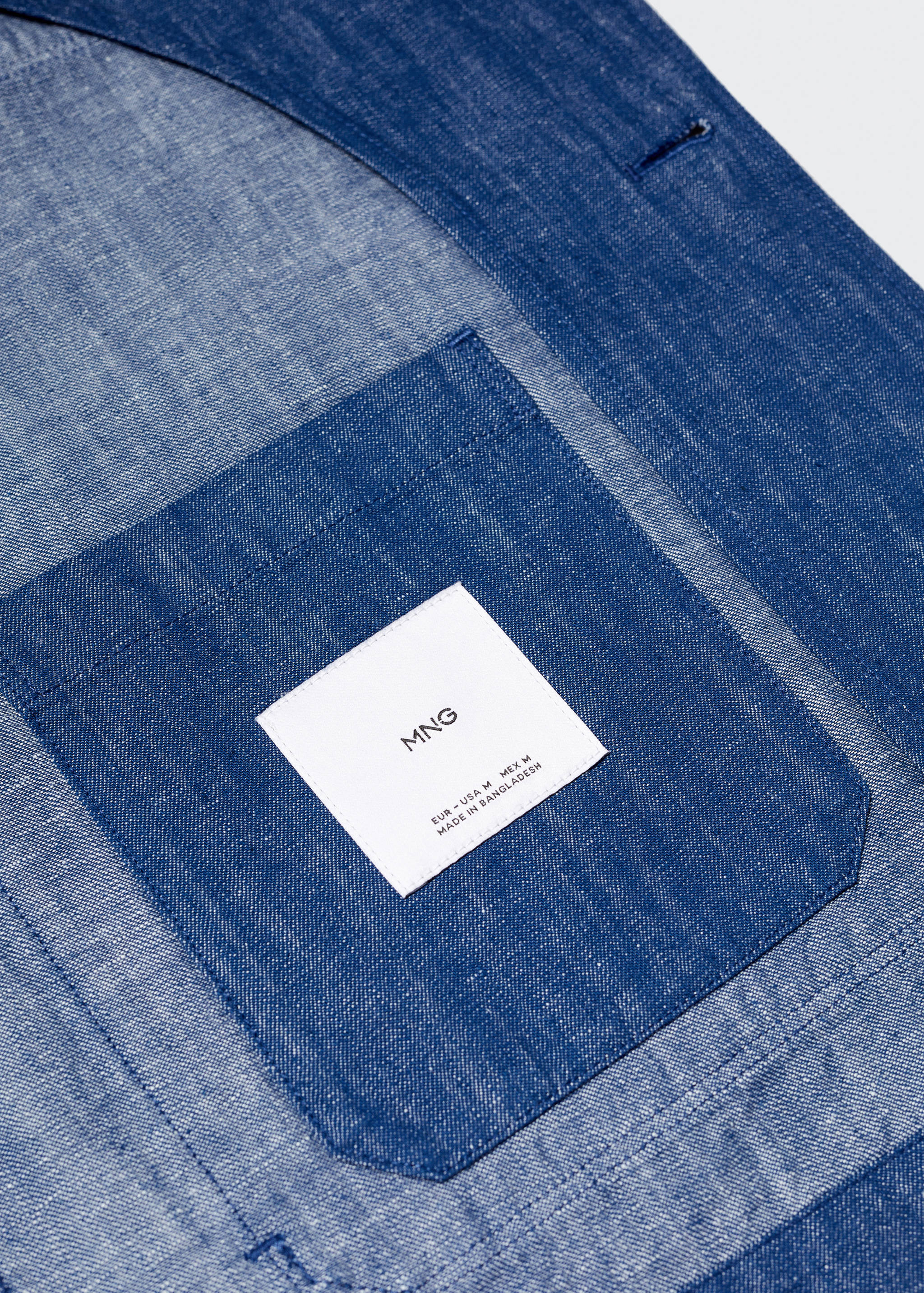 Куртка с карманами хлопок и лен - Деталь изделия 8