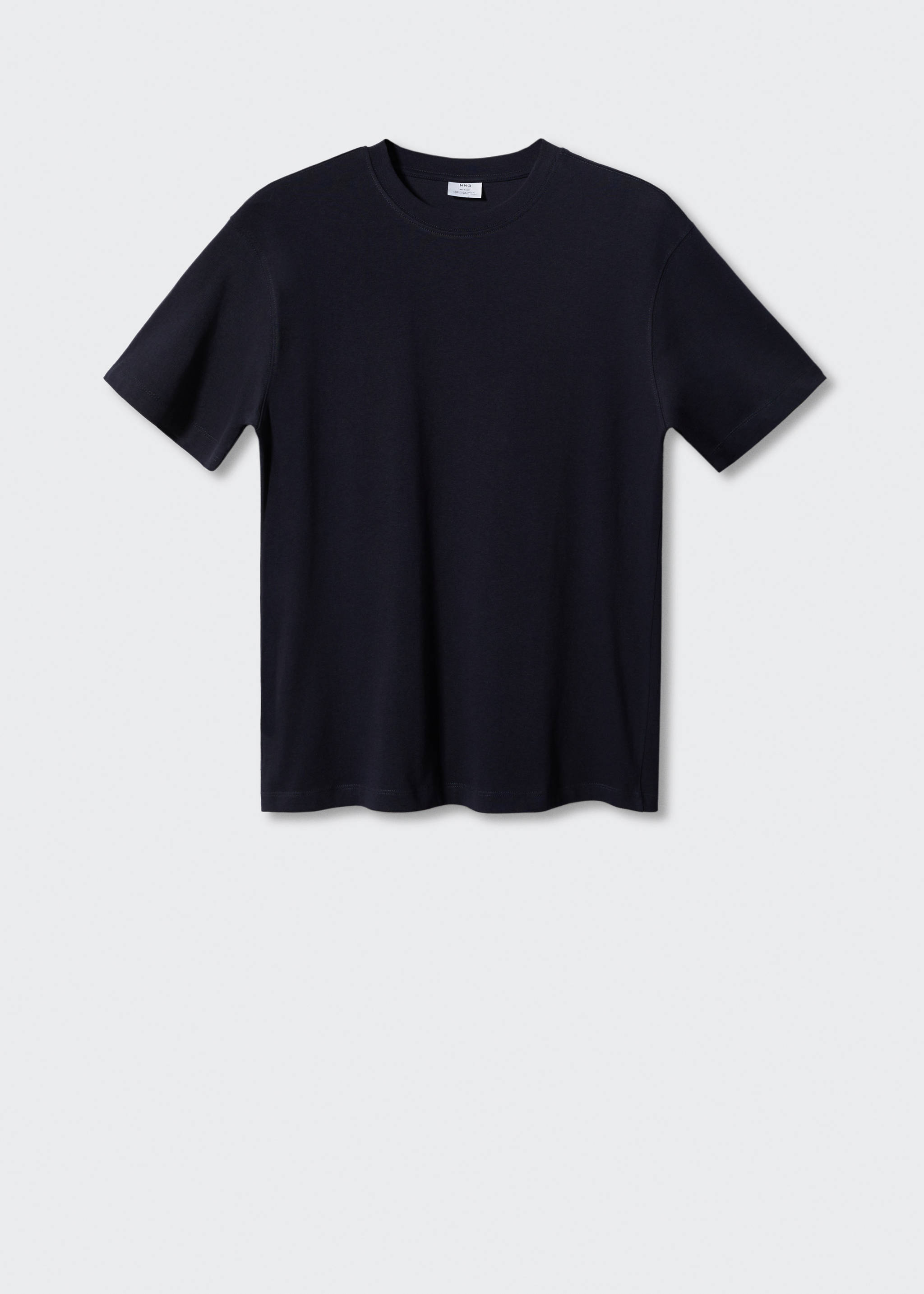 Basic 100% cotton relaxed-fit t-shirt - Article without model
