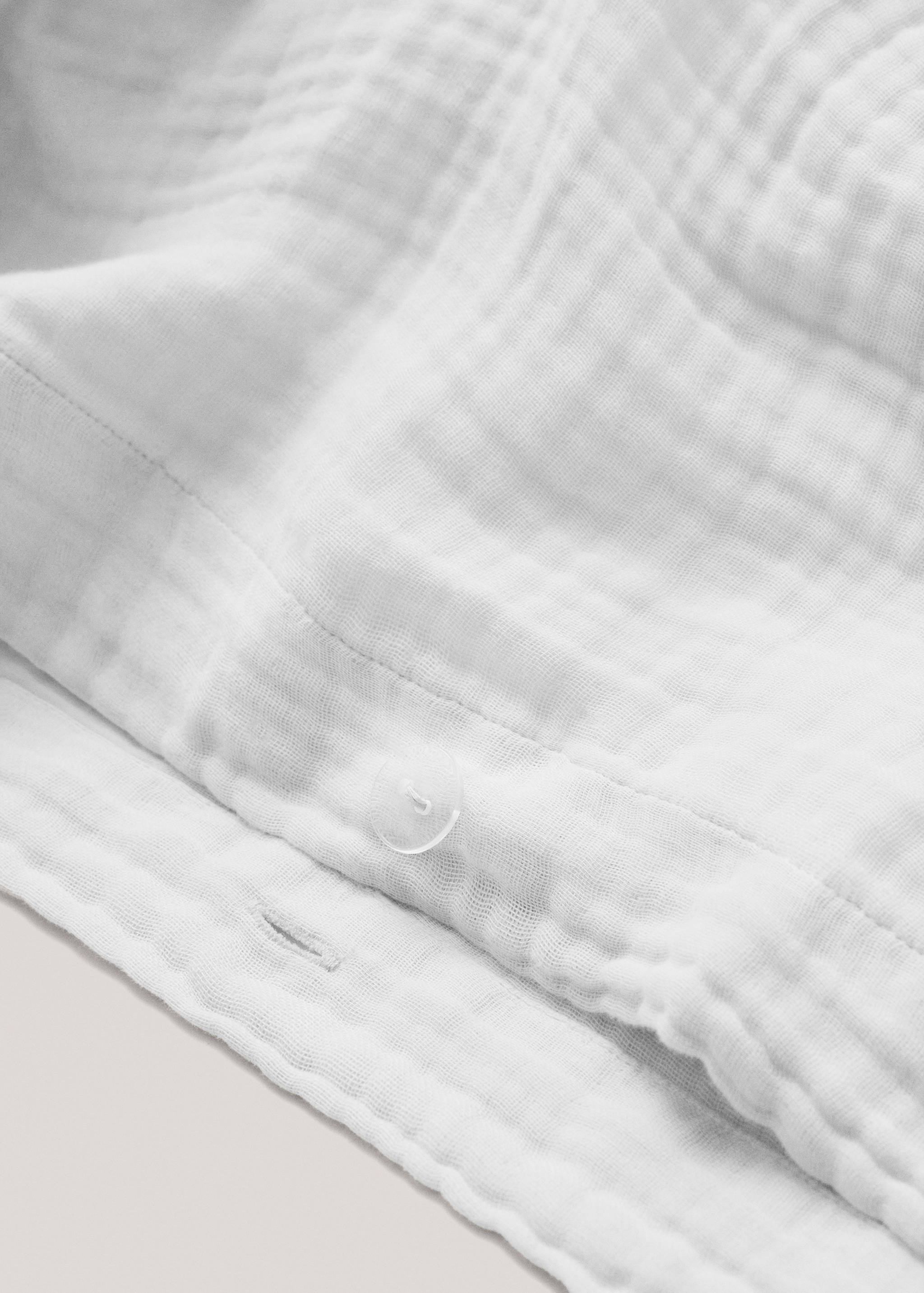 Bettbezug aus Baumwoll-Chiffon für 150/160 cm Bett - Mittlere Ansicht