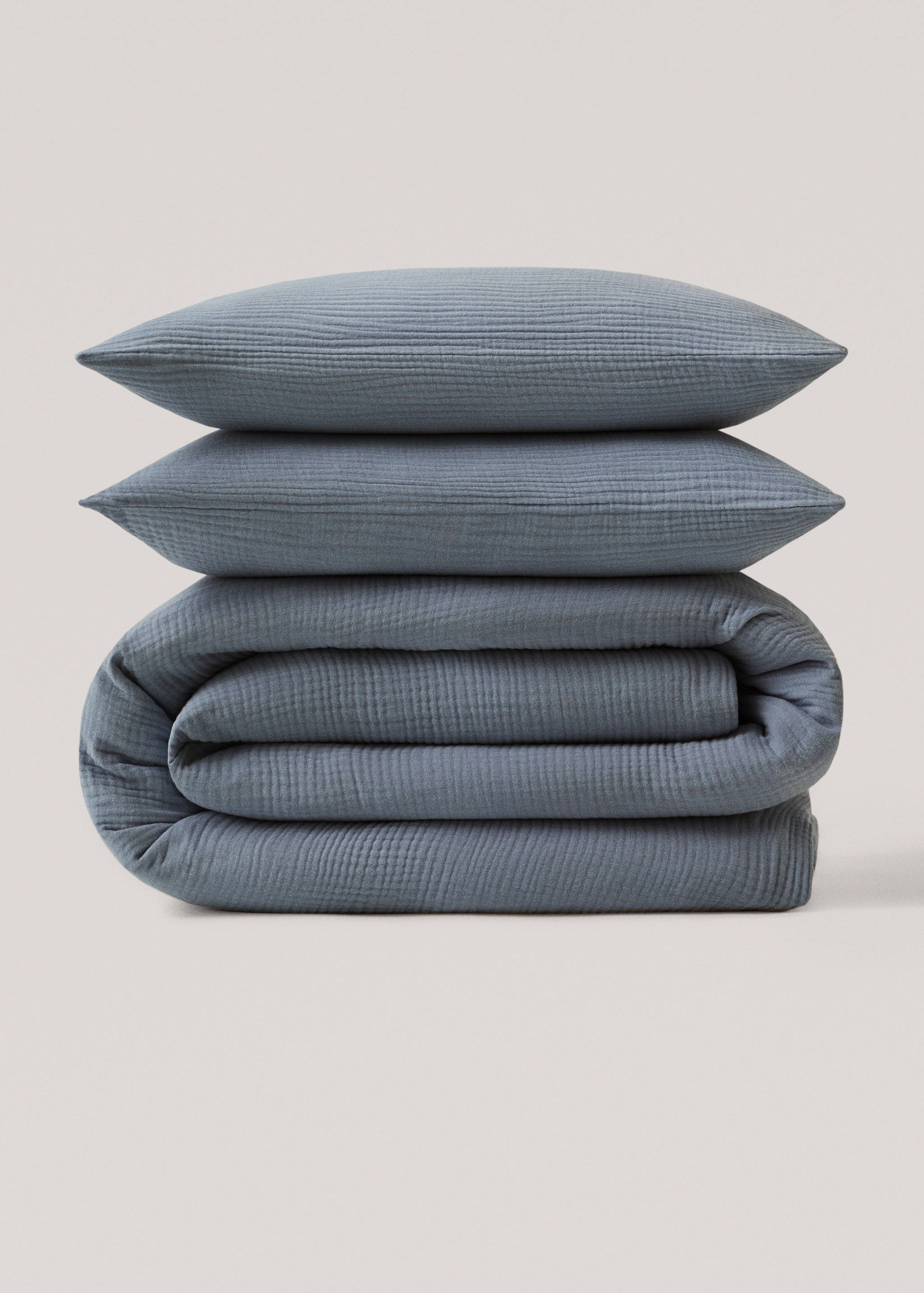 Bettbezug aus Baumwoll-Chiffon für 150/160 cm Bett - Artikel ohne Model